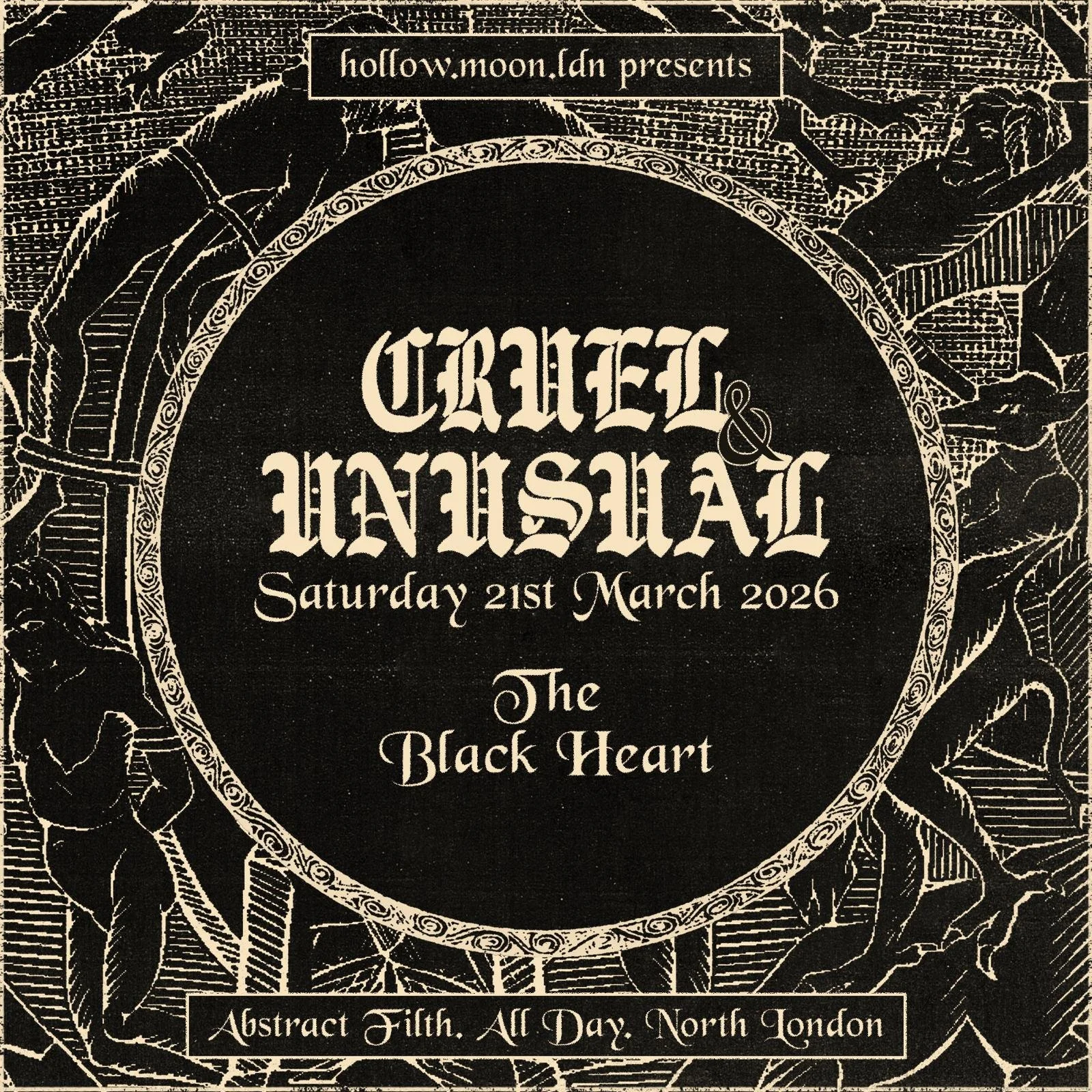 CRUEL &amp; UNUSUAL ft. The Sun's Journey Through The Night, Oryx, Death Goals, Host Body + more