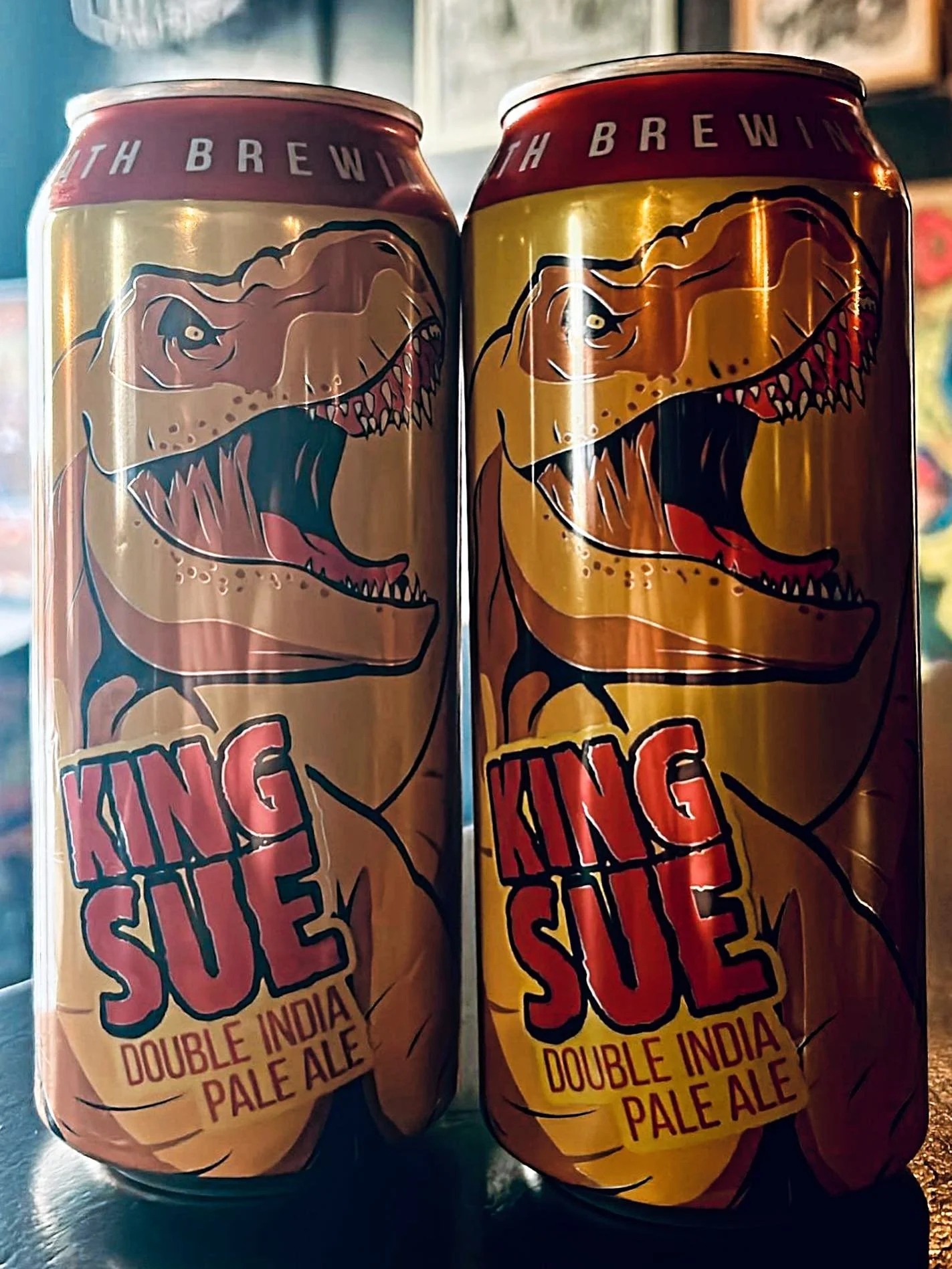 There&rsquo;s a new King around these parts 🦖 Fresh from Decorah, Iowa. @topplingbrews King Sue, a tyrannic 8.2% Double IPA. 🍺

Loaded with notes of Mango, Orange and Pinapple to mellow that high ABV bite! 💪🏻 Super limited stock, claim before the