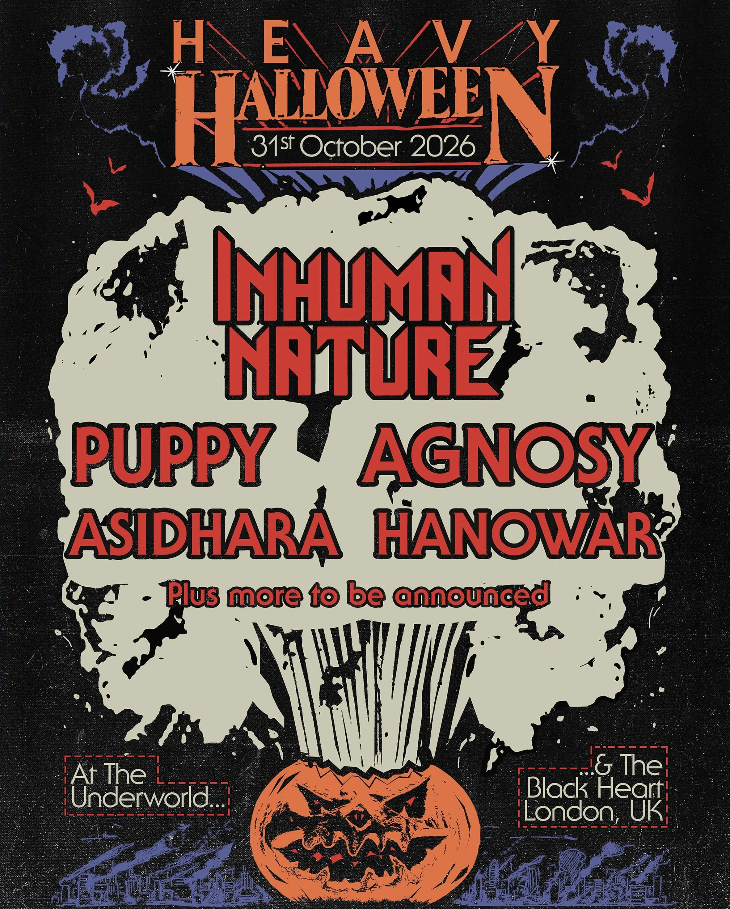 🧟&zwj;♂️ ICYMI 🧟&zwj;♀️ - Massive Heavy Halloween shenanigans afoot across @theunderworldcamden / @ourblackheart on thee spookiest Saturday - 31st October 2026 !! 

Bunch o&rsquo; sick stuff announced already and a putrid load more still to come !!