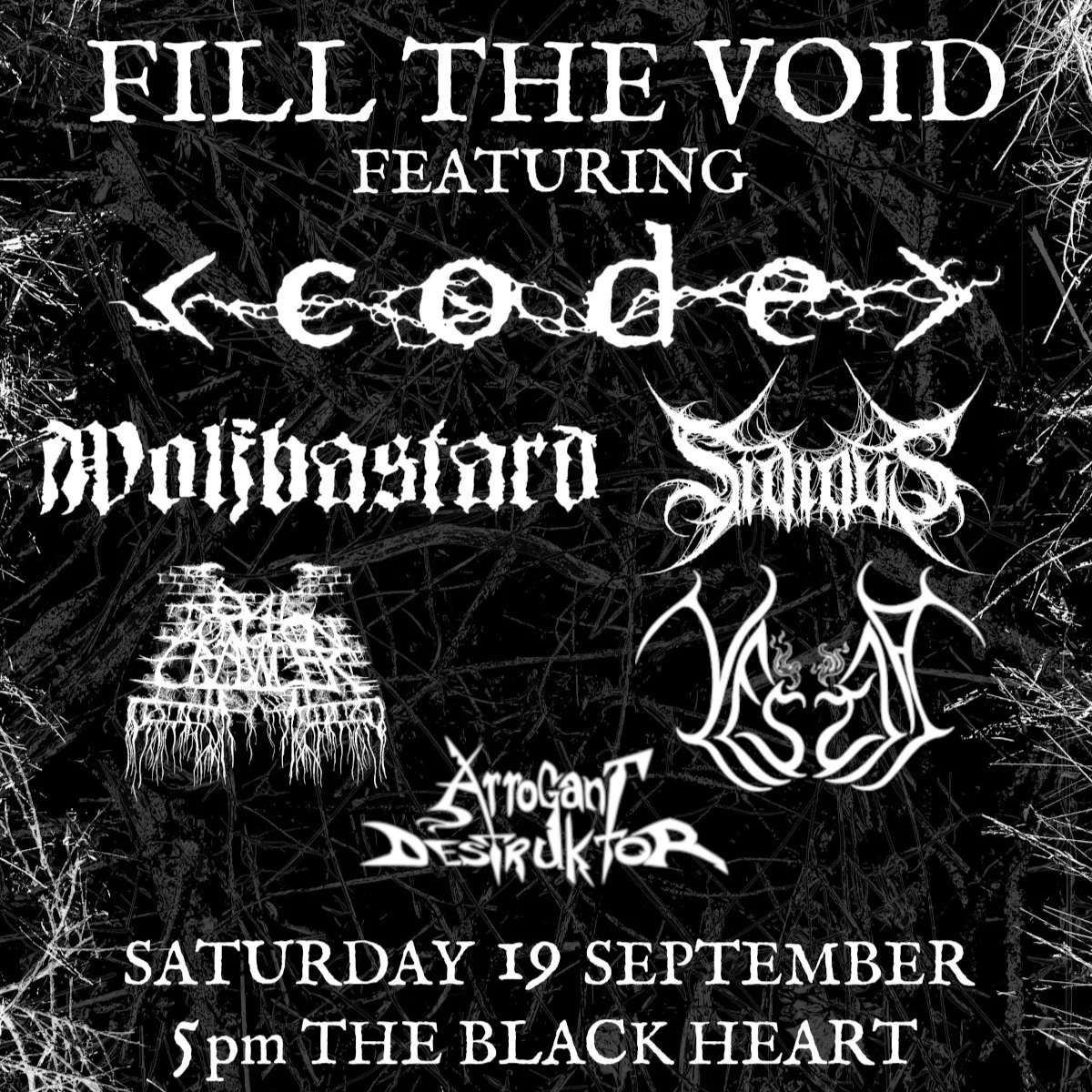 FILL THE VOID ft Code, Wolfbastard, Sidious &amp; more