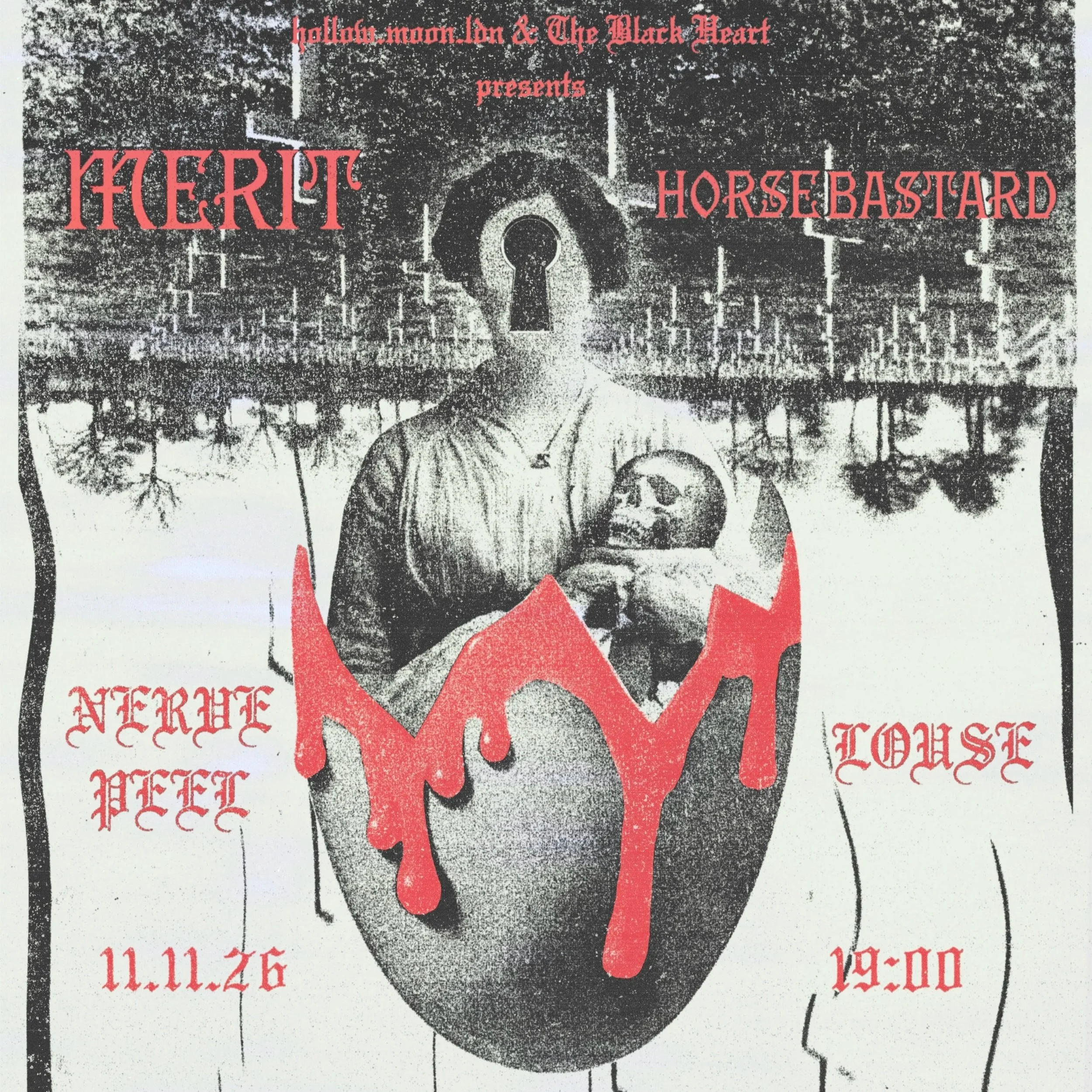 MERIT / HORSEBASTARD / NERVE PEEL / LOUSE