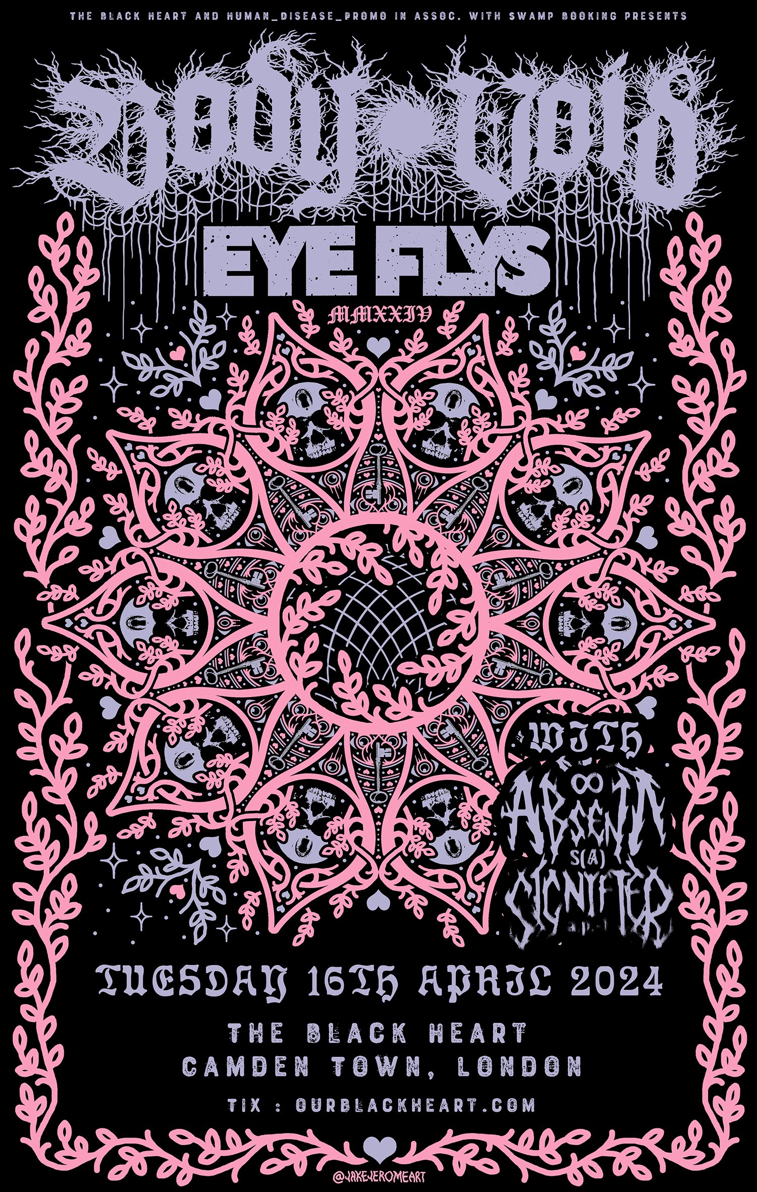 BODY VOID + EYE FLYS — Our Black Heart