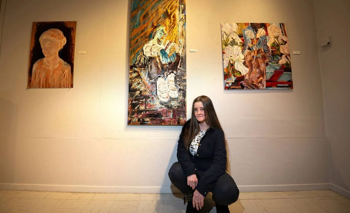 Modesto Junior College teacher’s new art exhibit takes ‘Filtered’ look at Gen Z’s obsession with perfection 