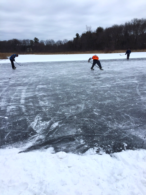 pond hockey, walpole