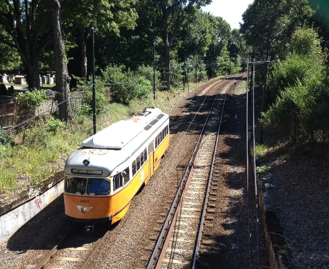 trolley in cedar grove cemetery (sonya kovacic)
