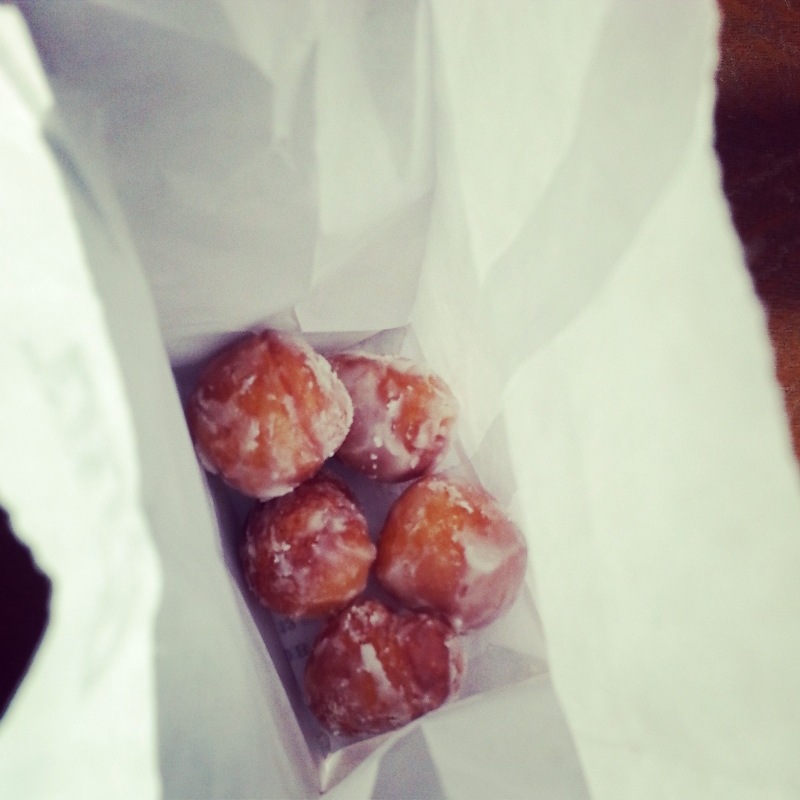  five union square donut holes (one eaten) (sonya kovacic)