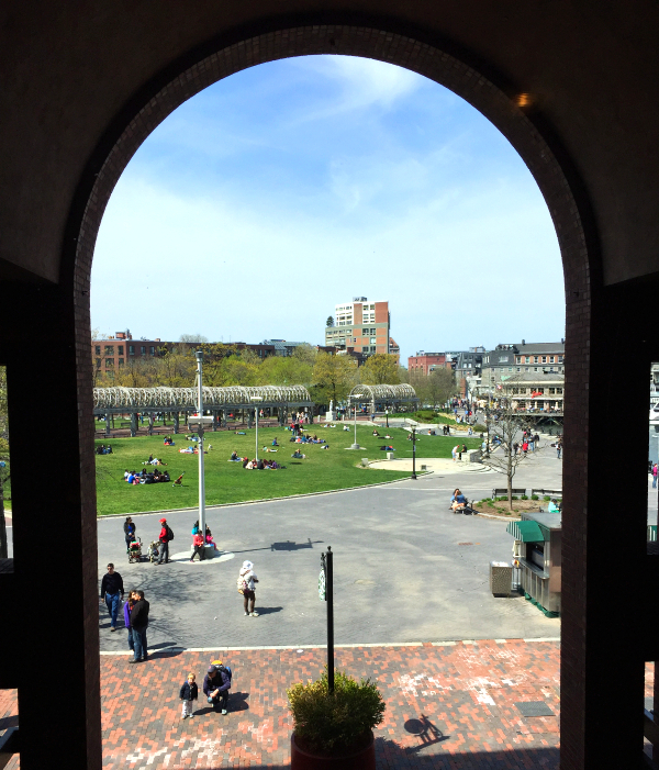 view from the boston marriott long wharf hotel (sonya kovacic)