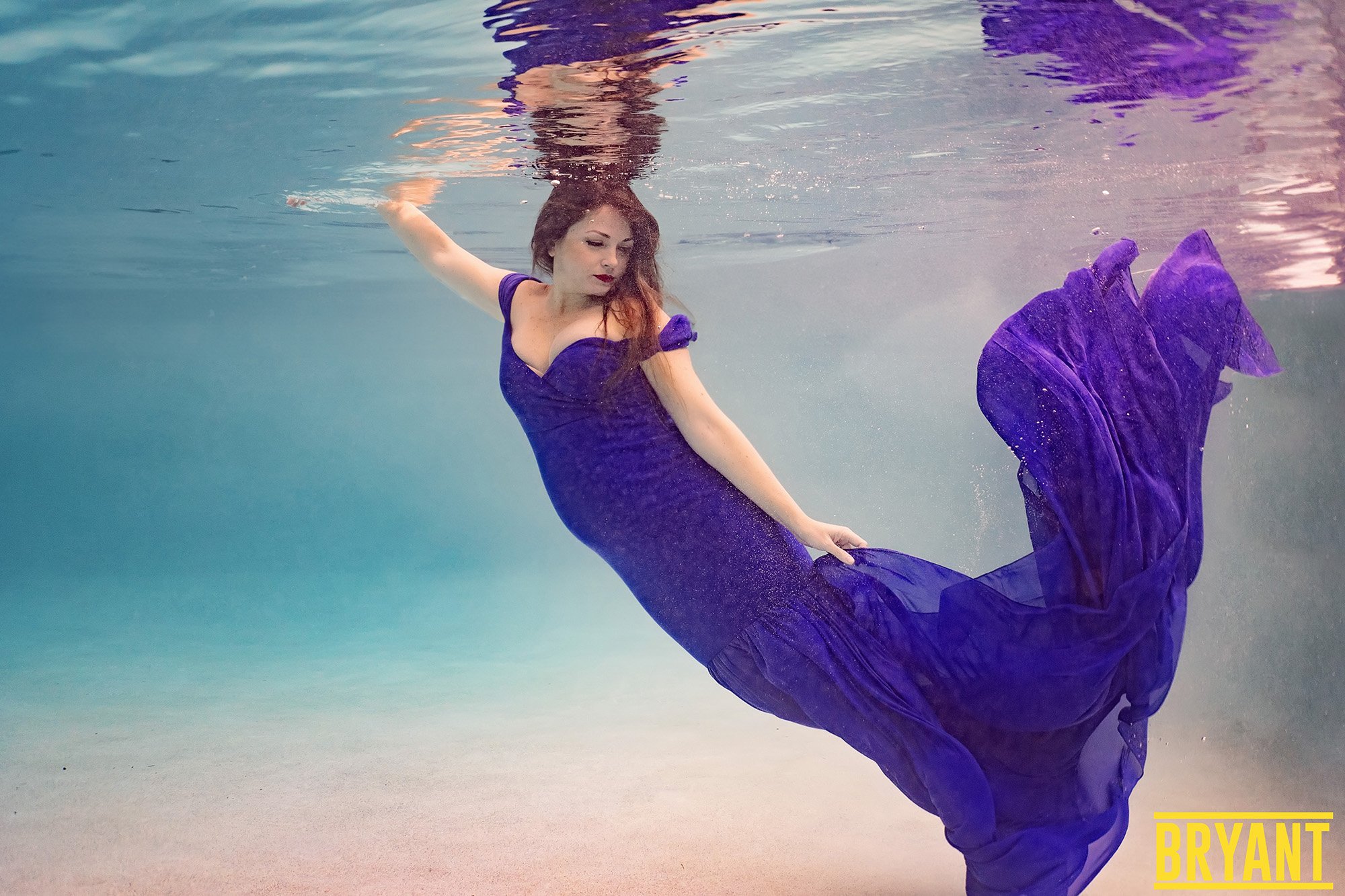 Florida underwater maternity portraits