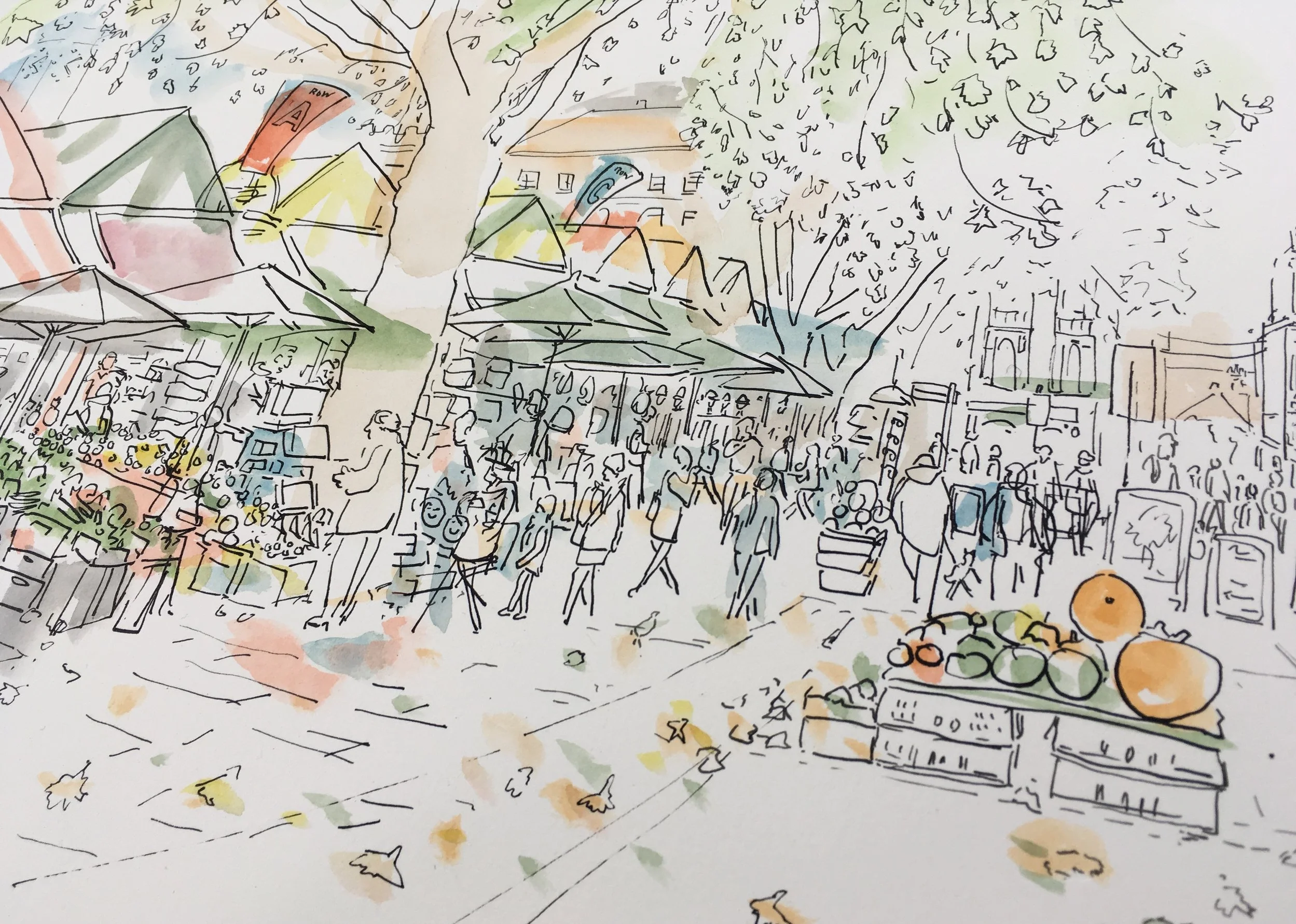 Detail of Norwich Market 