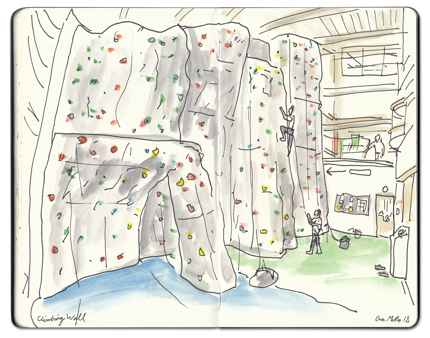 Climbing wall