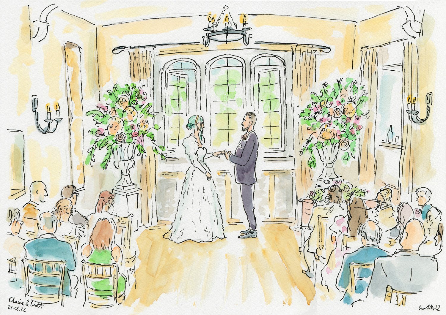 Bride and groom illustration Marriage Drawing Engagement Sketch Married  couples love flower Arranging painted png  PNGWing