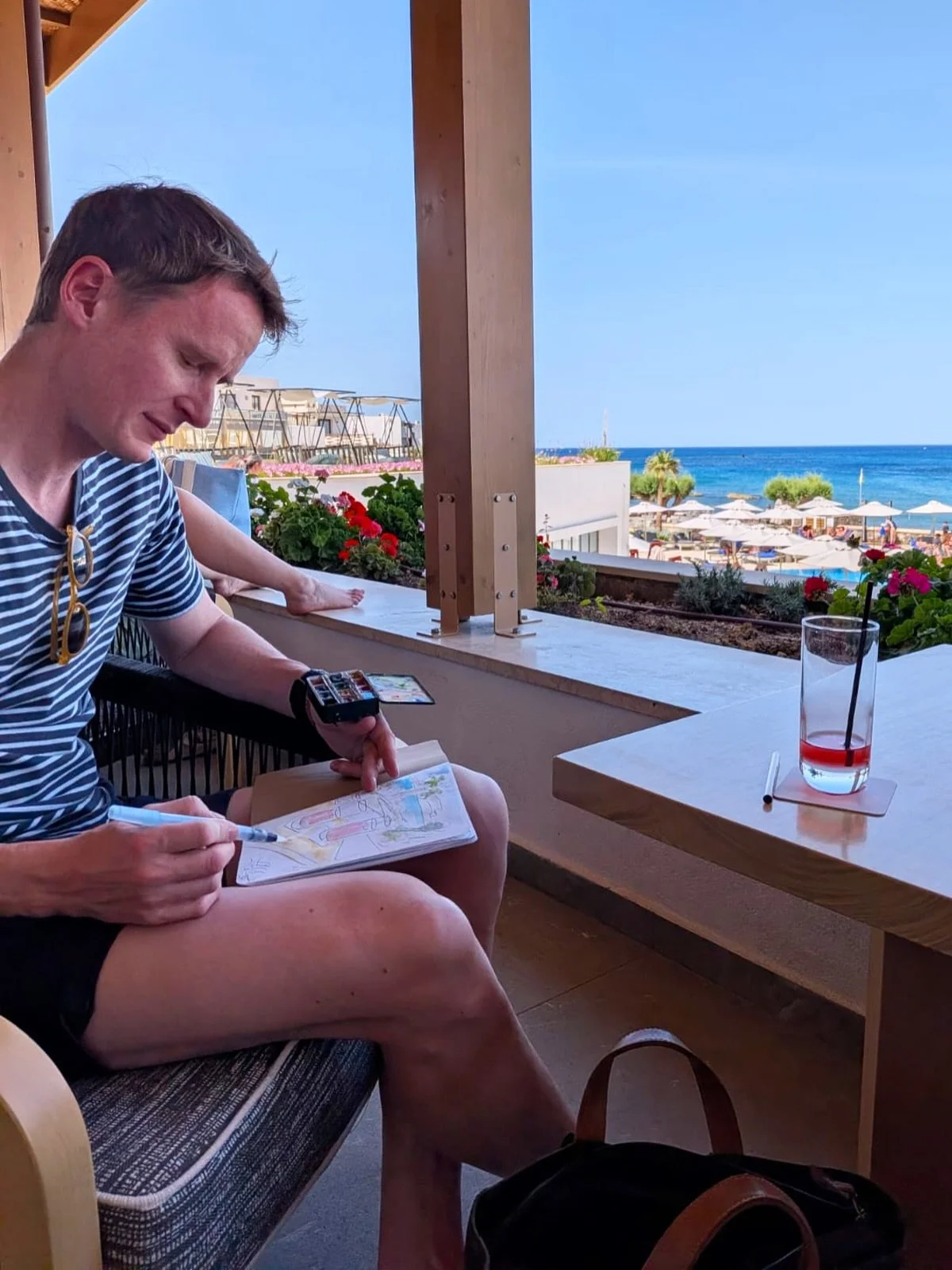 HOLIDAY! Seven days in Crete with my family, our first flight with our toddler and first time abroad since 2022. Lots of fun on the beach and by the pool. Here&rsquo;s some photos and sketches. A welcome break before peak season!