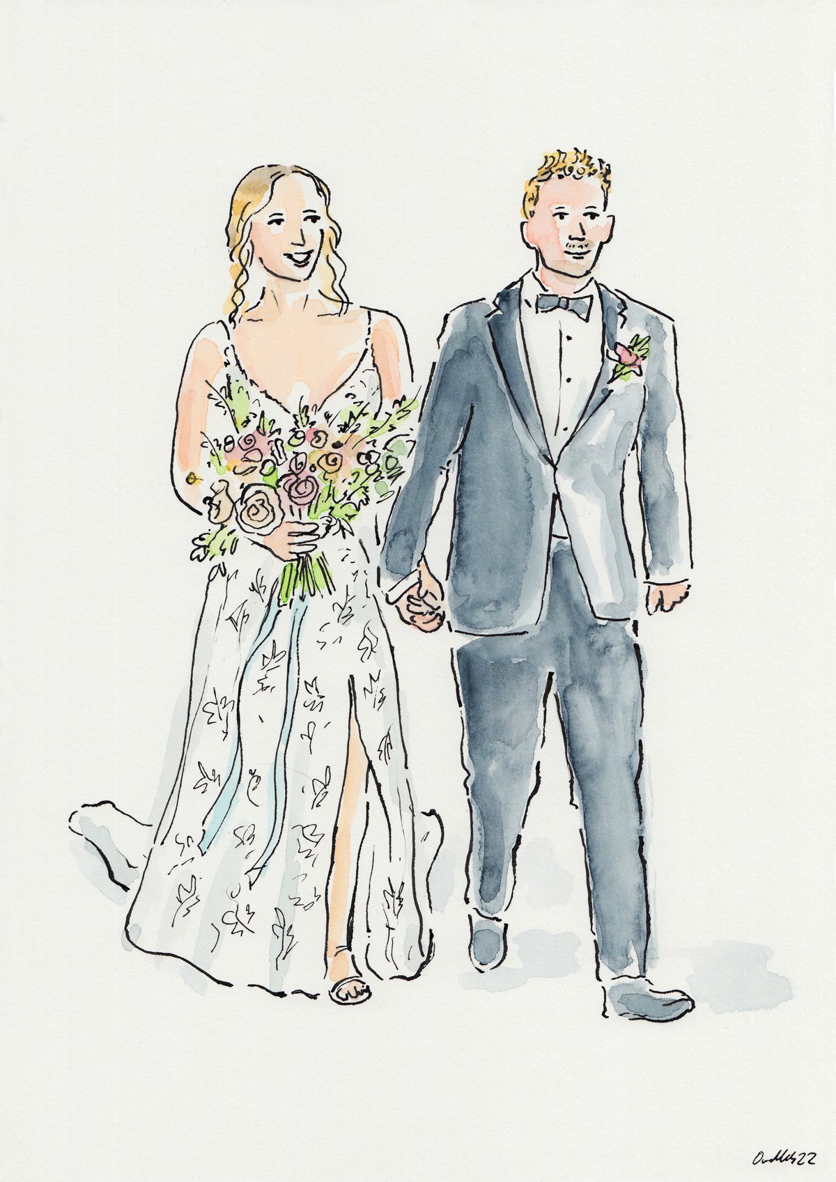 Bride and groom illustration, Marriage Drawing Engagement Sketch, Married  couples, love, flower Arranging, painted png | PNGWing