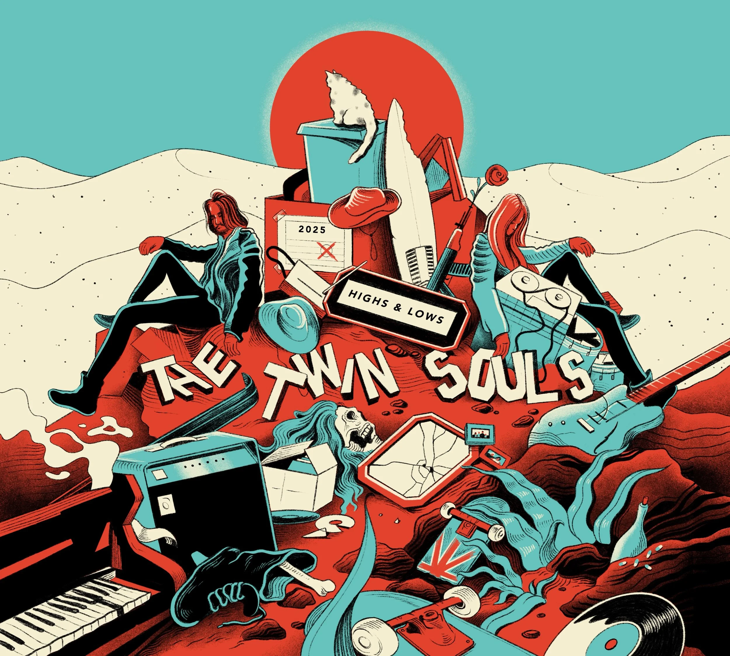 The Twin Souls - Highs and Lows / Album Cover 2025
