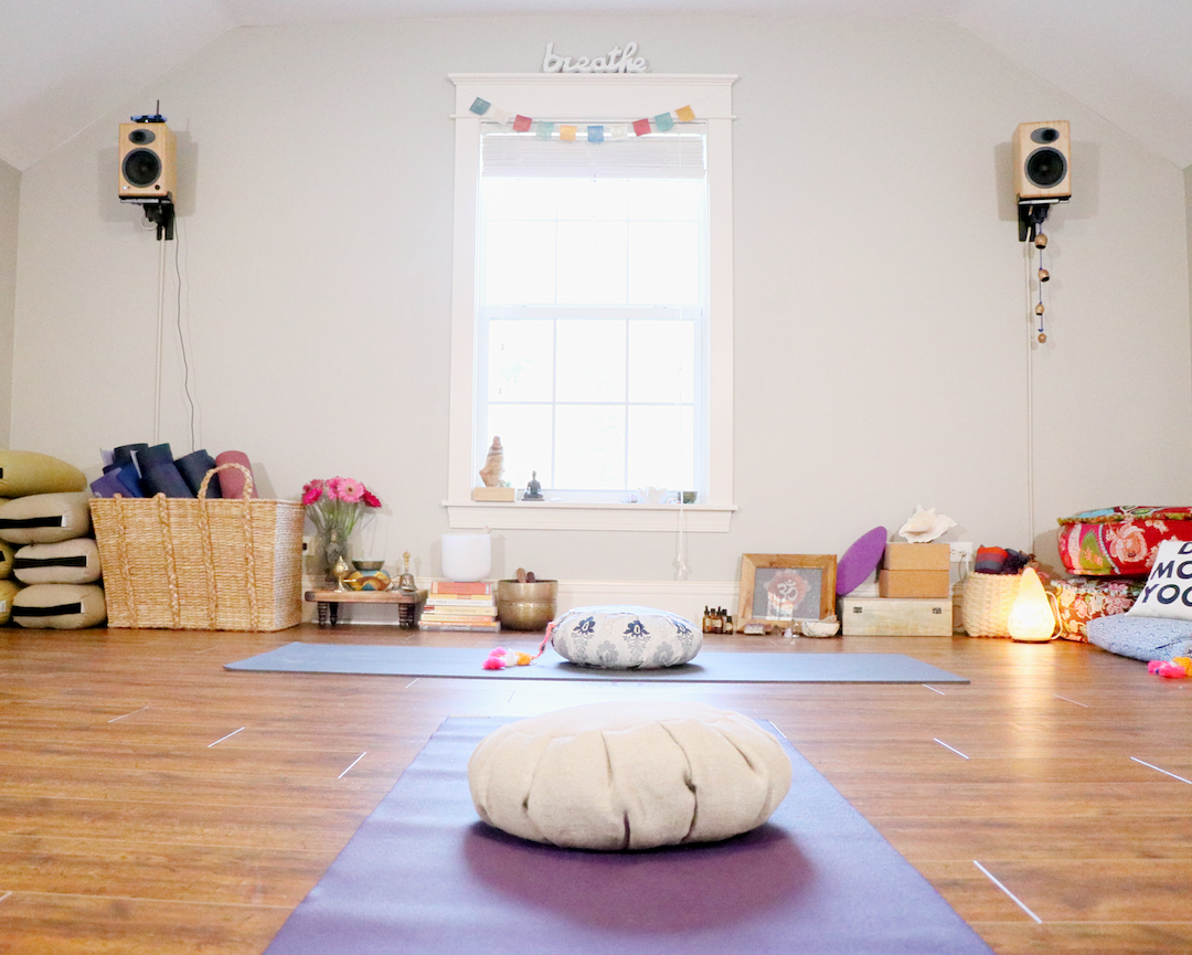 Lotus Heart Mindfulness home studio in Tampa, FL.