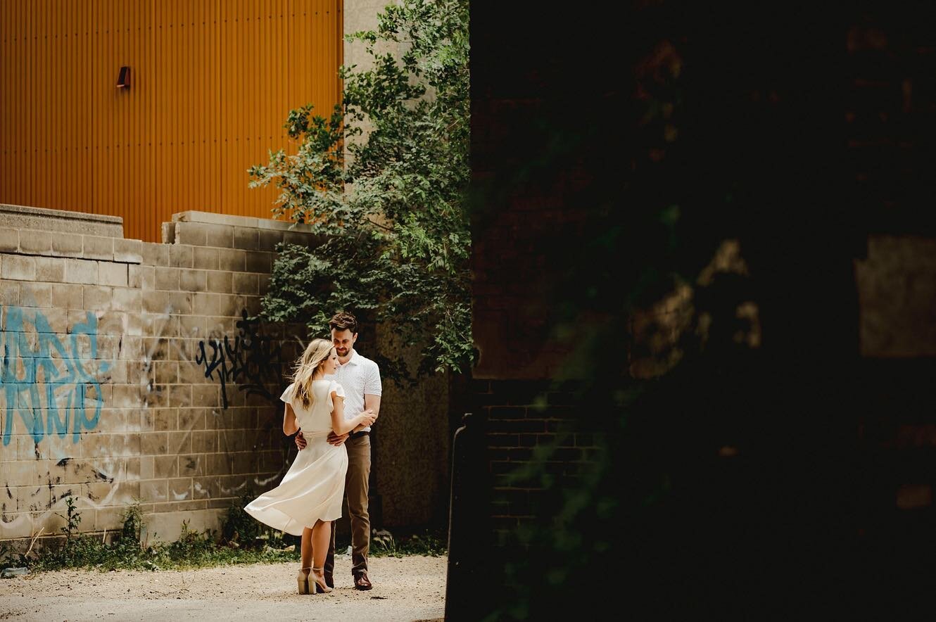 We talked about meeting up with Amanda &amp; Storm in the mountains but unfortunately the timing was never right. Fast forward to their recent move back to Winnipeg just in time for their Wedding. We squeezed in this Love Story session a few days ago