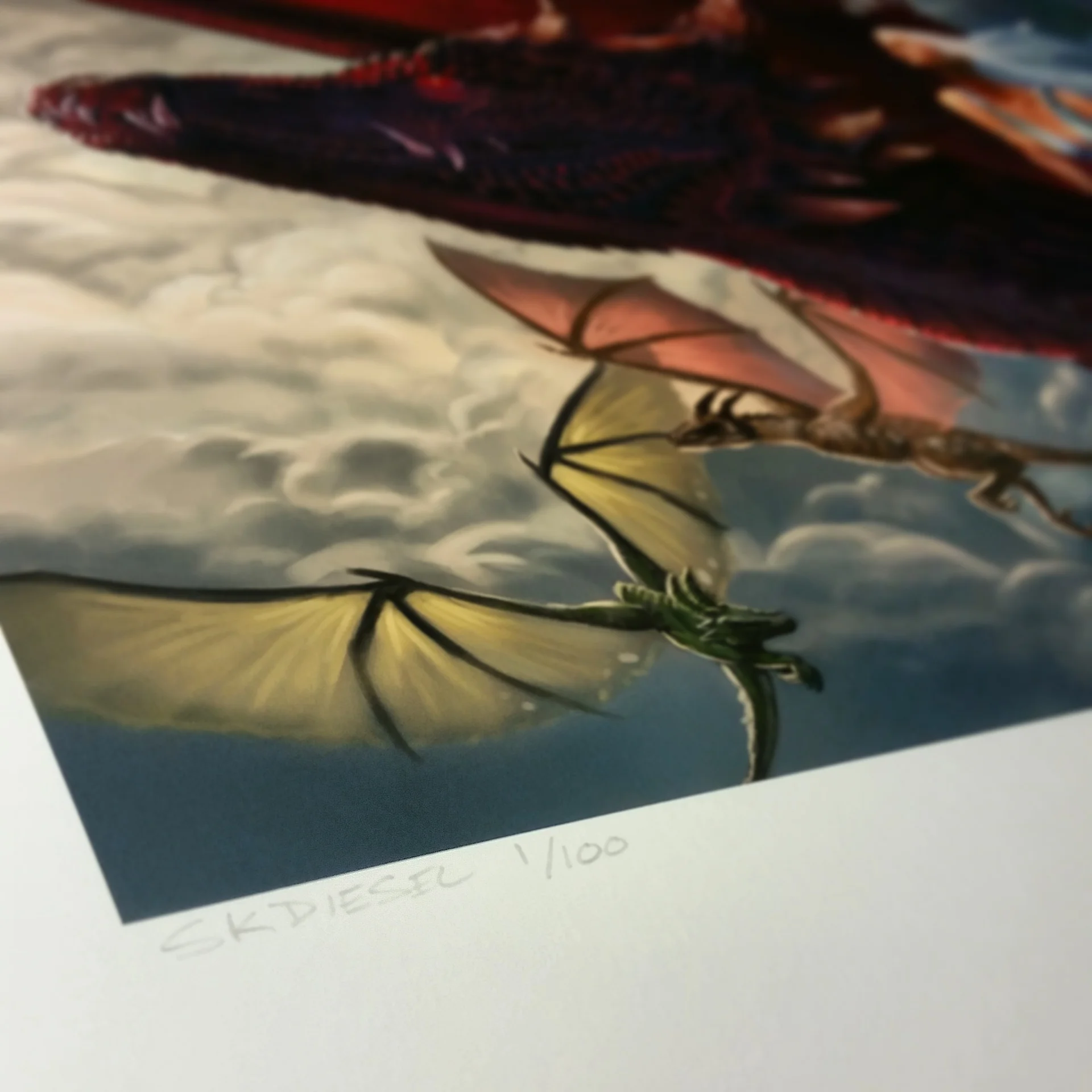 Mother of Dragons 18" x 24"