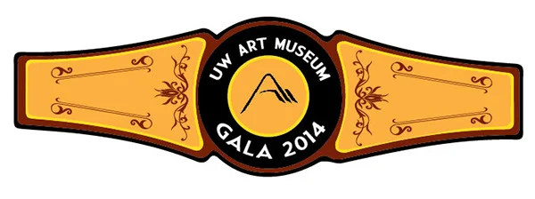 Edible cigar band wrapper design for the dessert