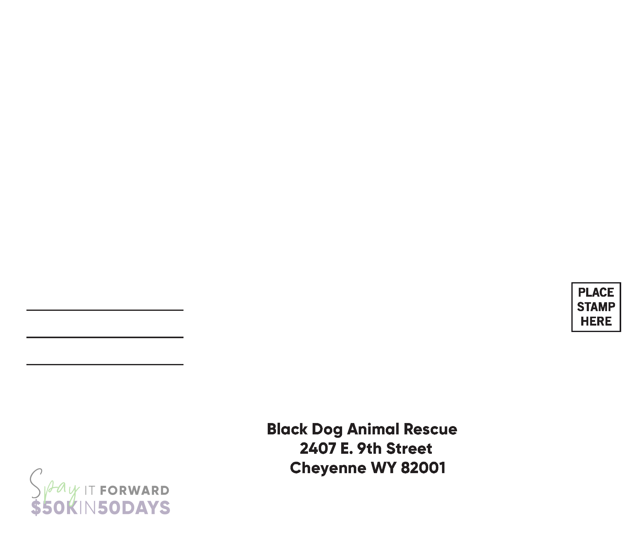 Response Card Envelope