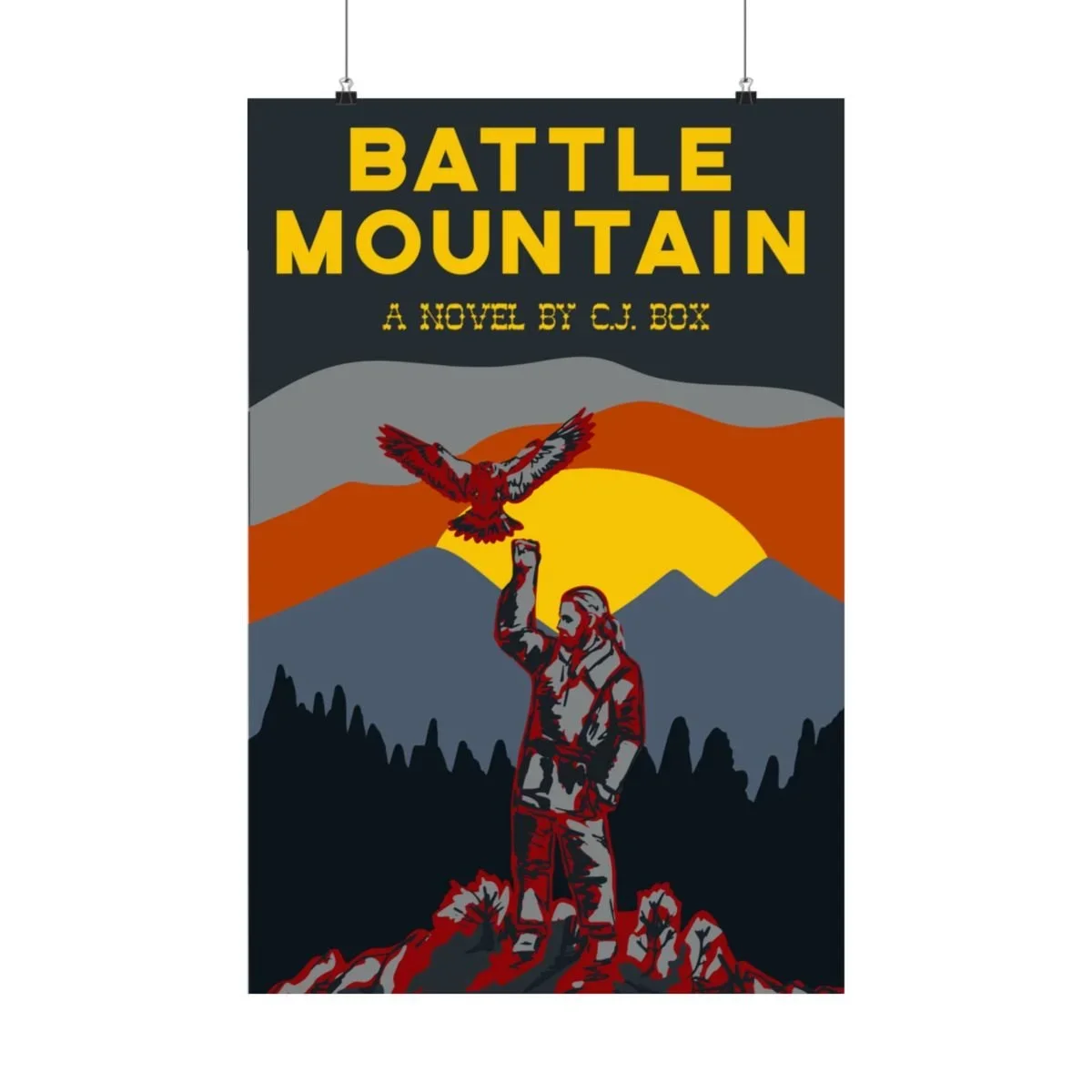 BATTLE MOUNTAIN Poster Illustration