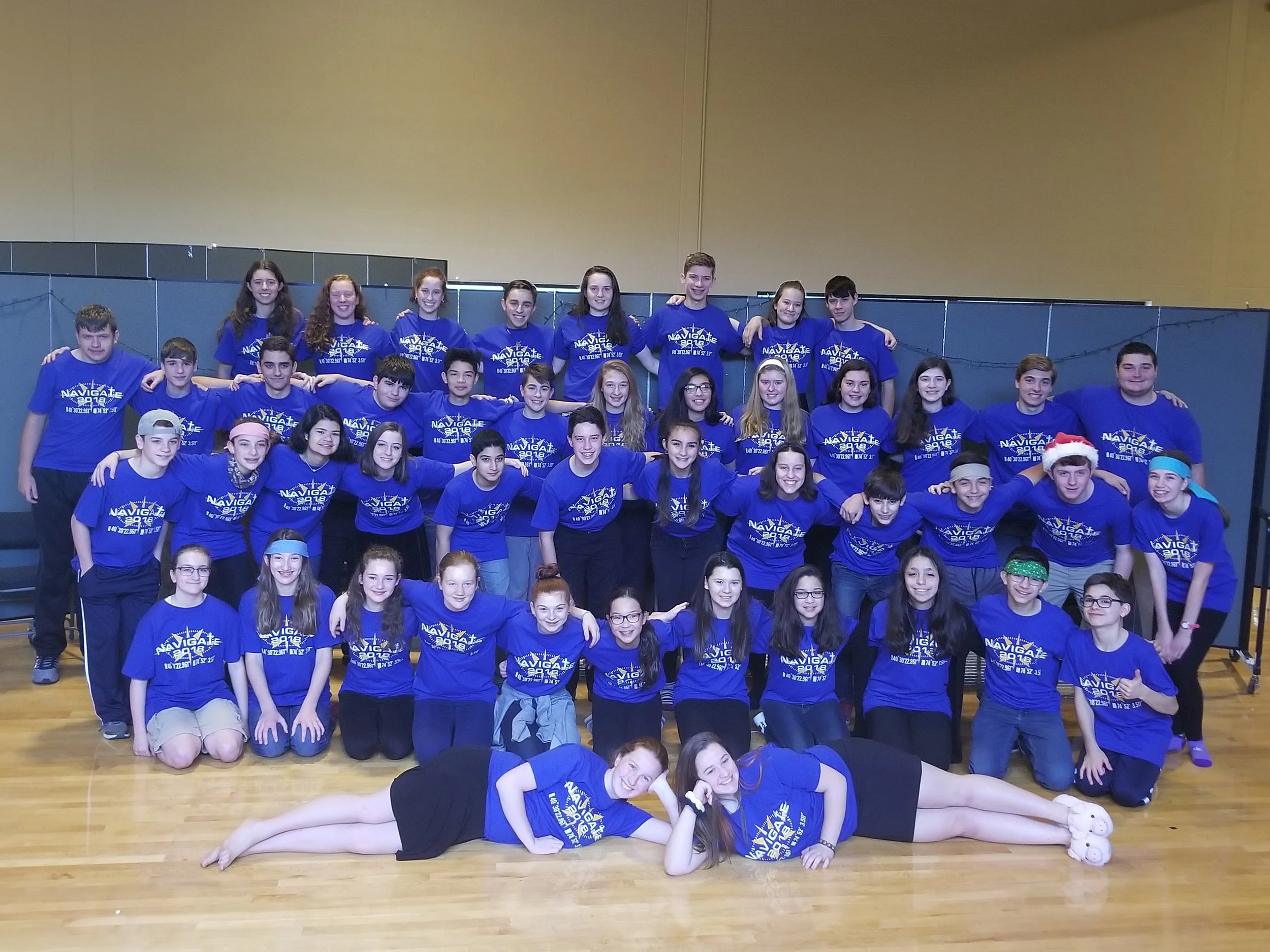 St. Magdalen’s Youth Group Flemington, NJ Winter retreat shirts.