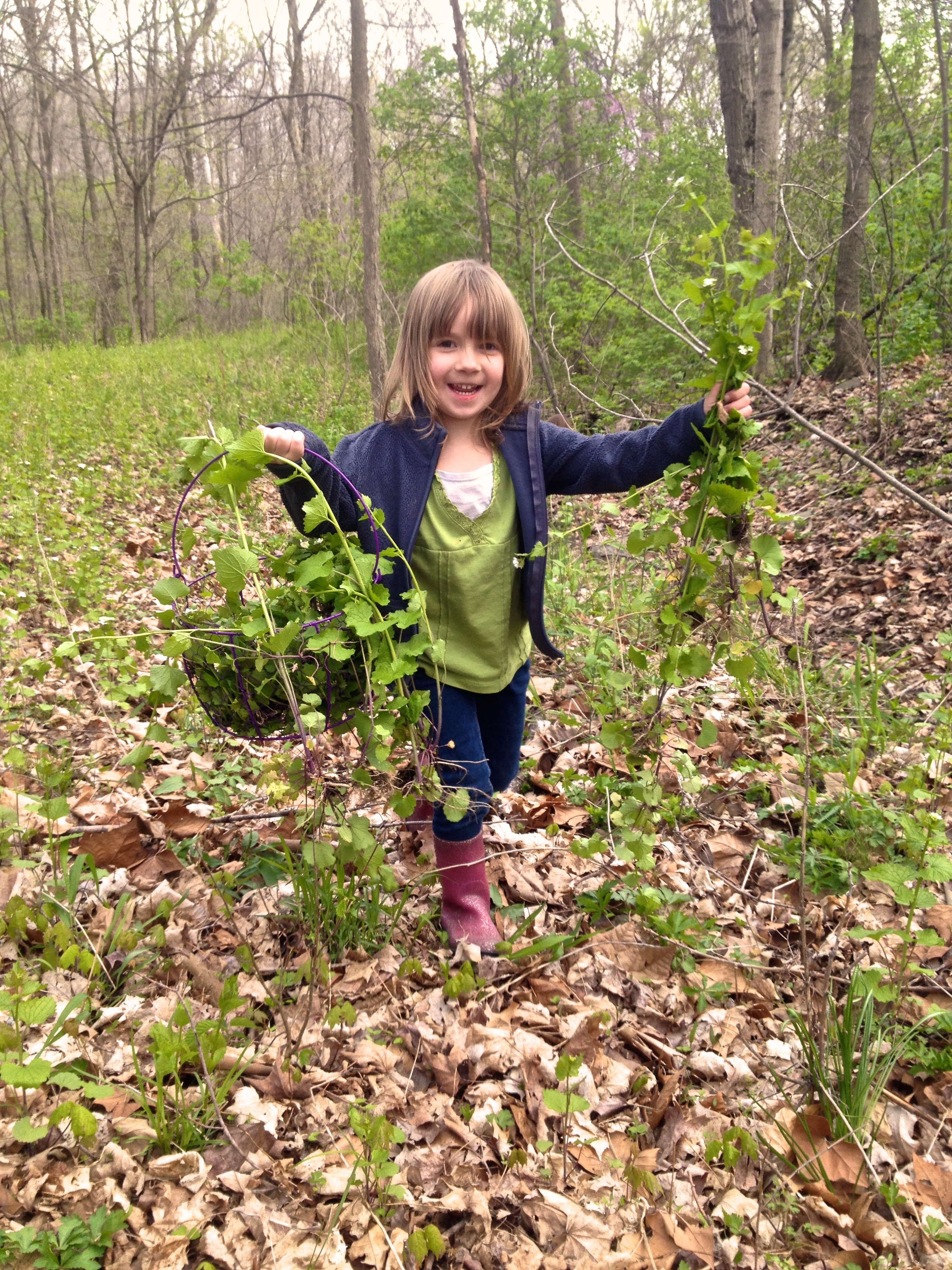Annie Mae doing her part to protect the planet.