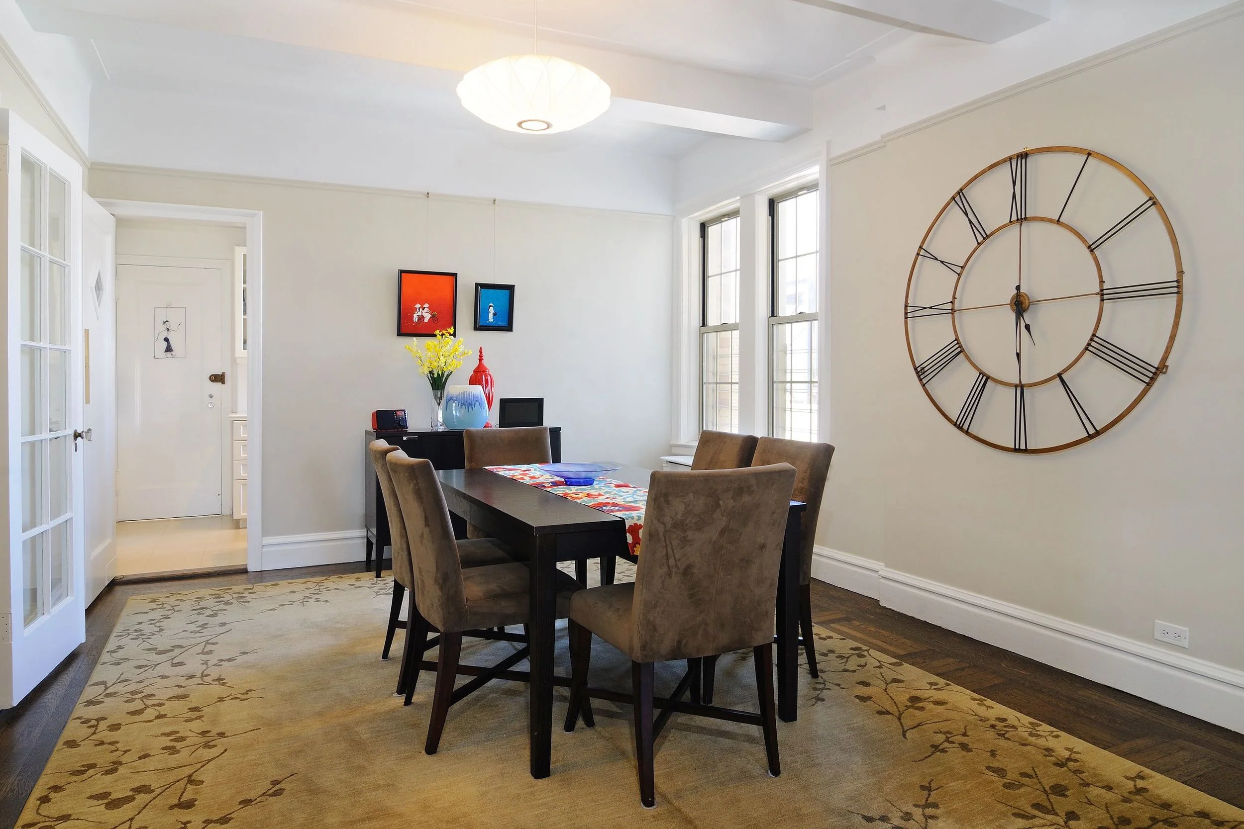 The Dining Room after Manhattan Staging.