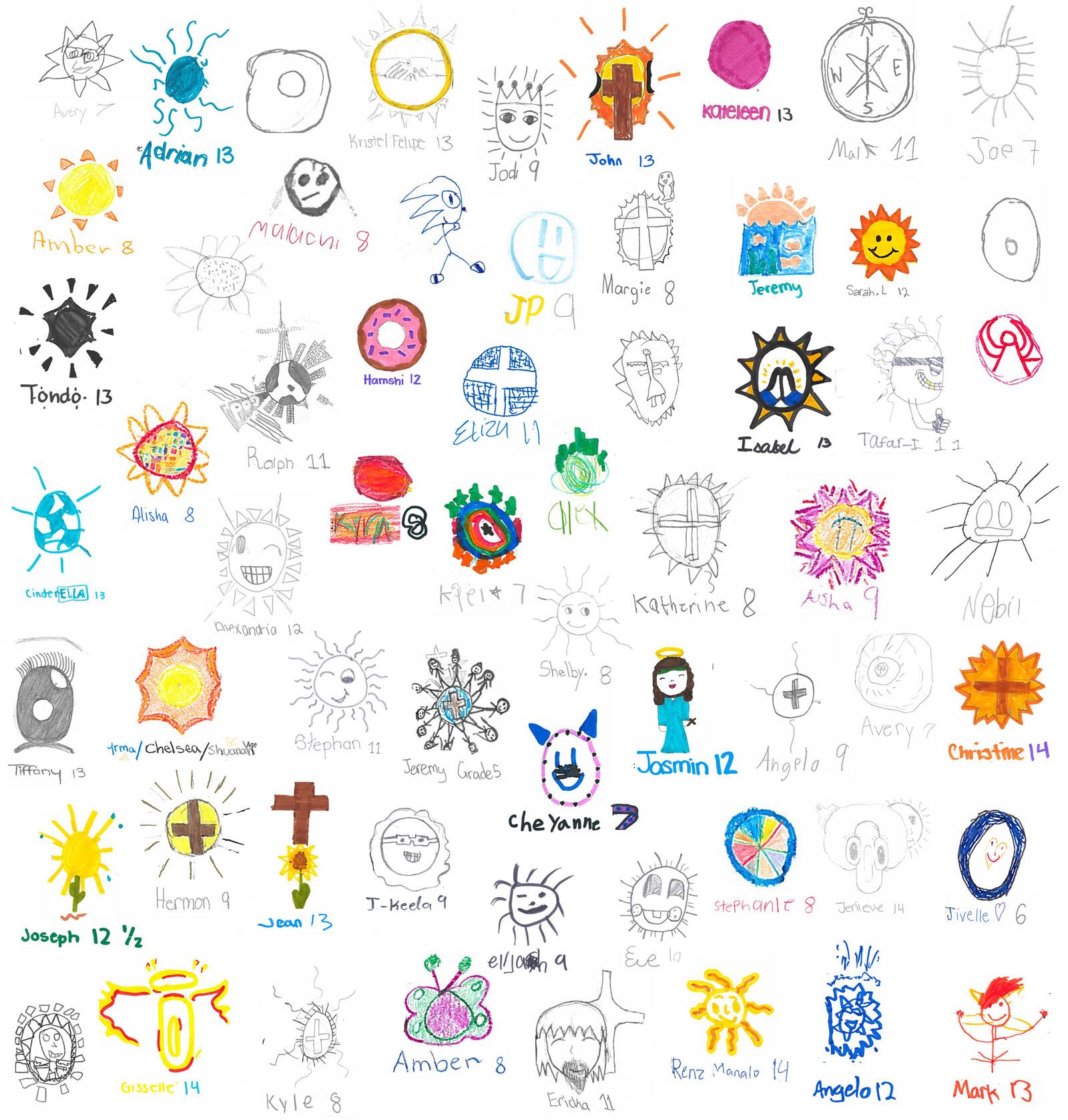 We collaborated with the TCM kids and asked them to help us design the Sonshine logo, these are the entries. Find out more .
