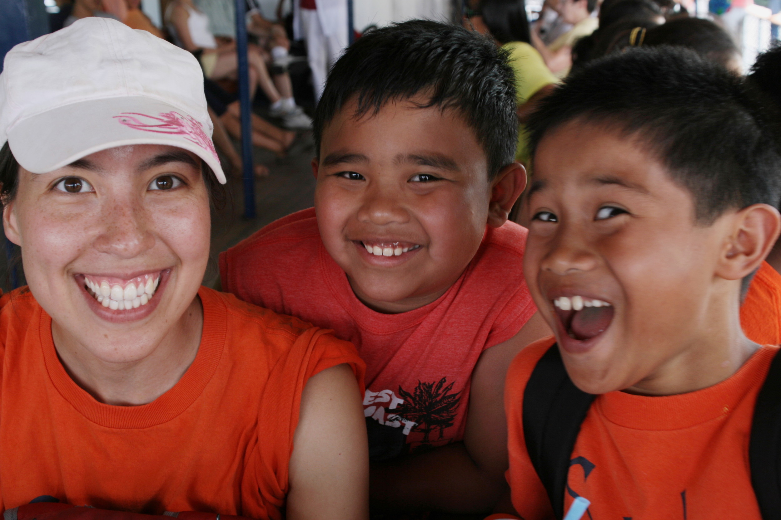 Jennifer with TCM kids, 2010