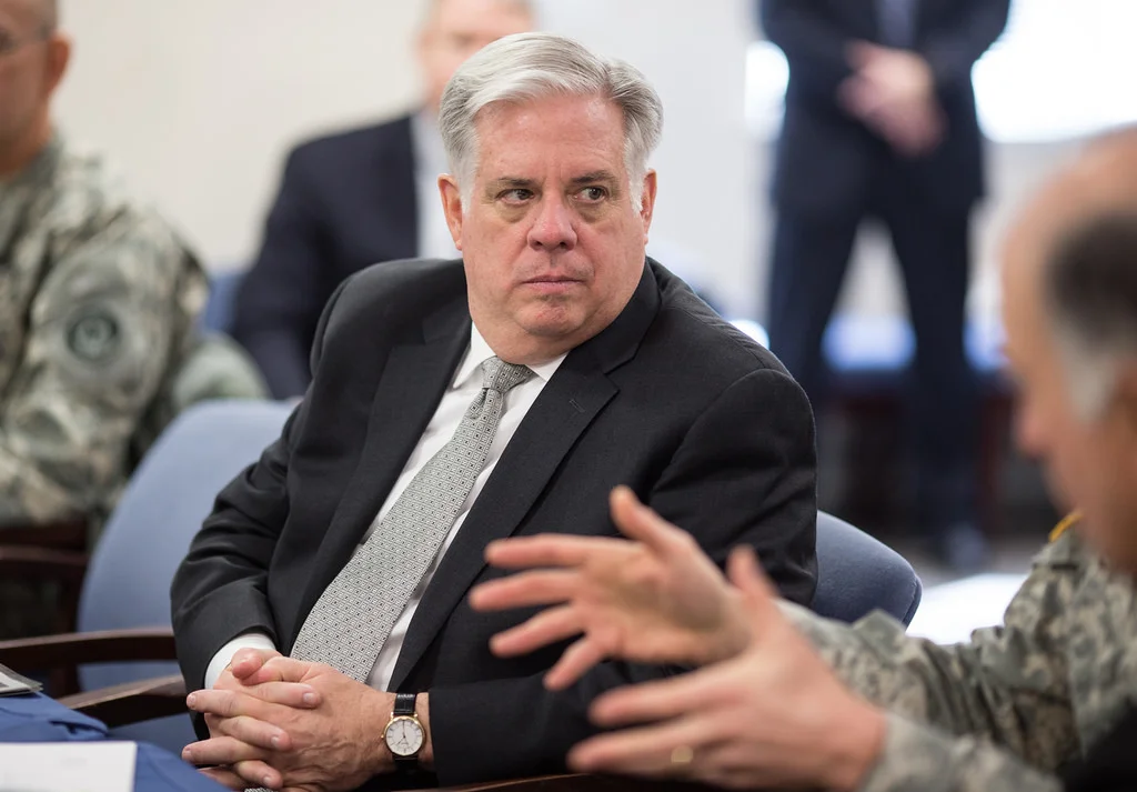 Maryland Gov. Larry Hogan. Photo: Fort George G. Meade Public Affairs Office/Flickr