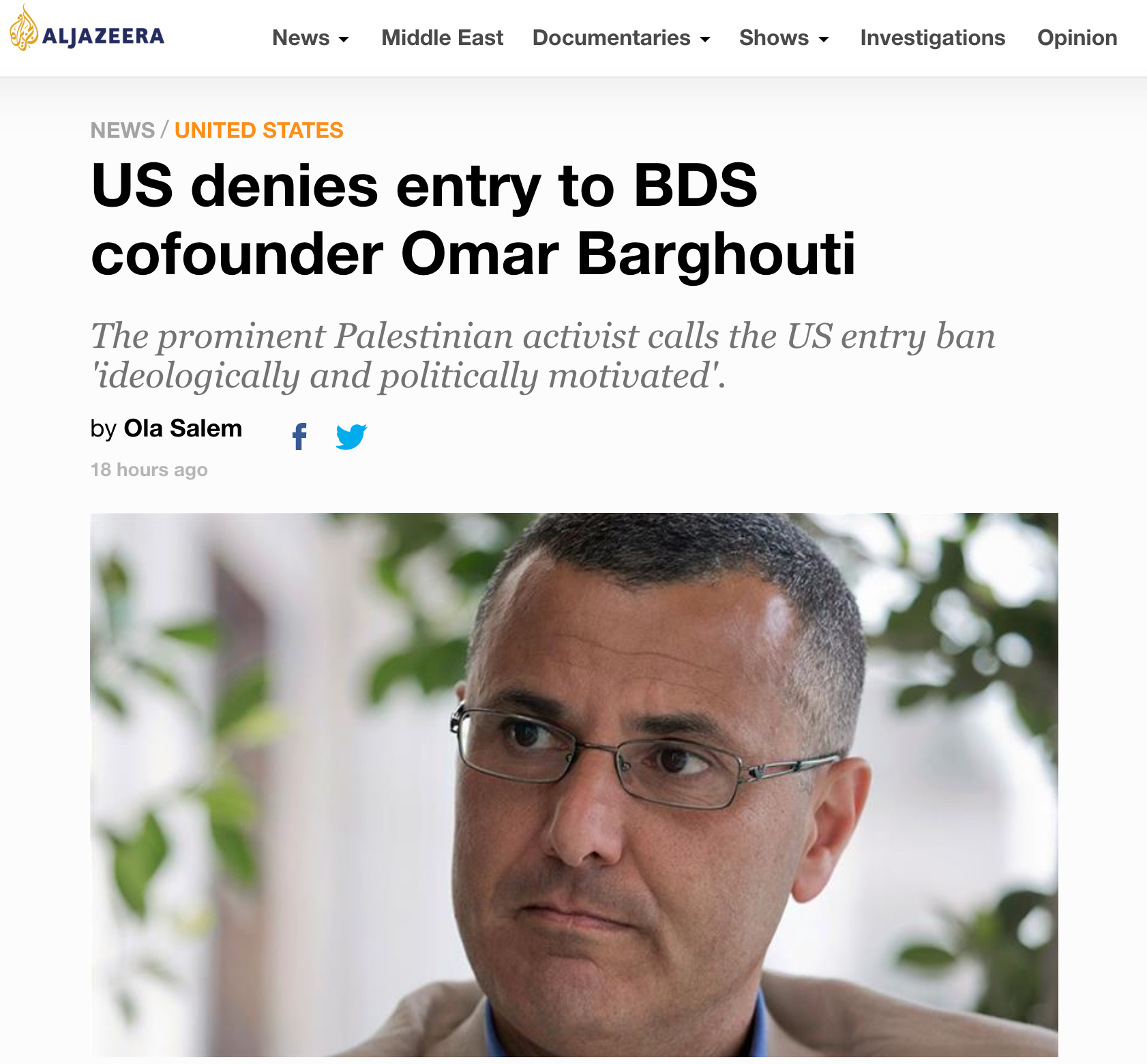 Zoha Khalili in Al Jazeera English