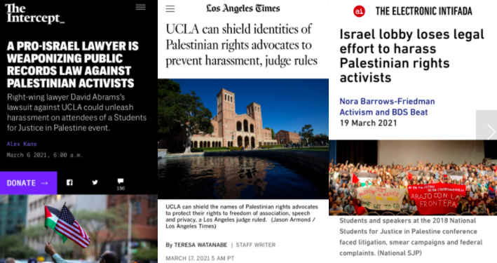UCLA Doxing Case In The News