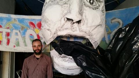Artist Daniel McNamara. Photo: Chloë Hopson