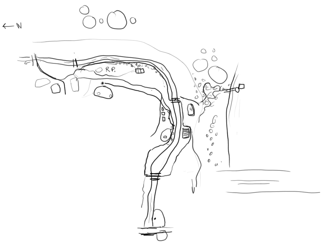 A mental map of Gold Bar (Dance, 2012).
