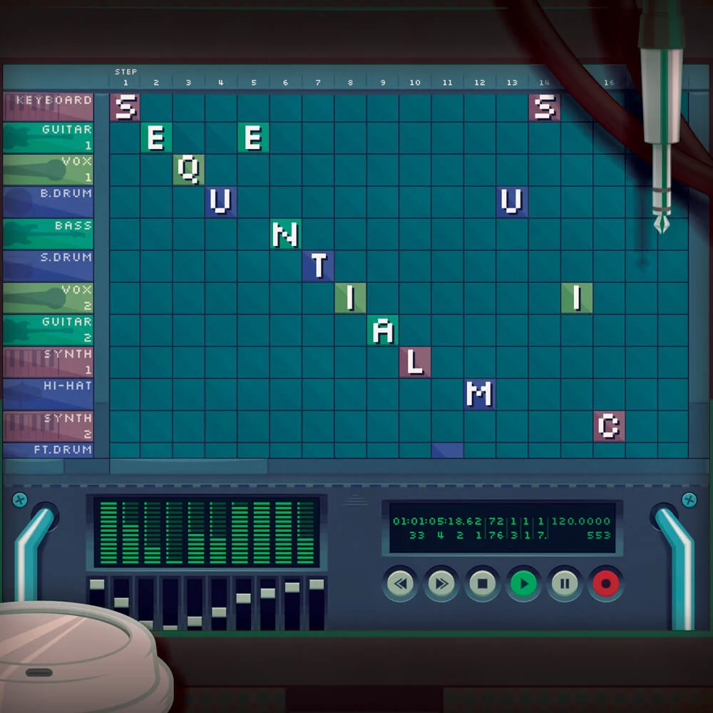 Sequential Music; Experiments in composition from Micro Spiral Recordings...