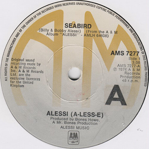 Alessi Brothers – Seabird [1976, A&M]