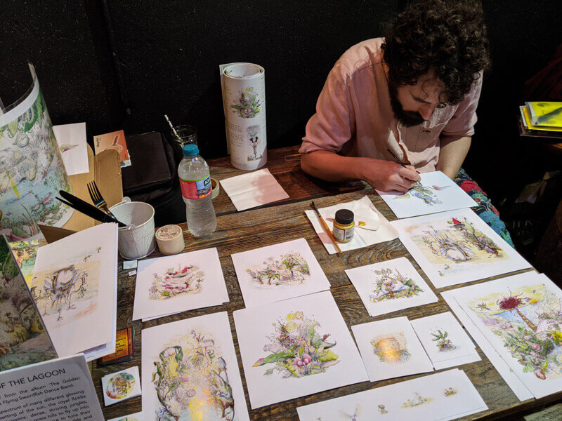 Drawings by Rodrigo Kerr - Prints available to buy here.
