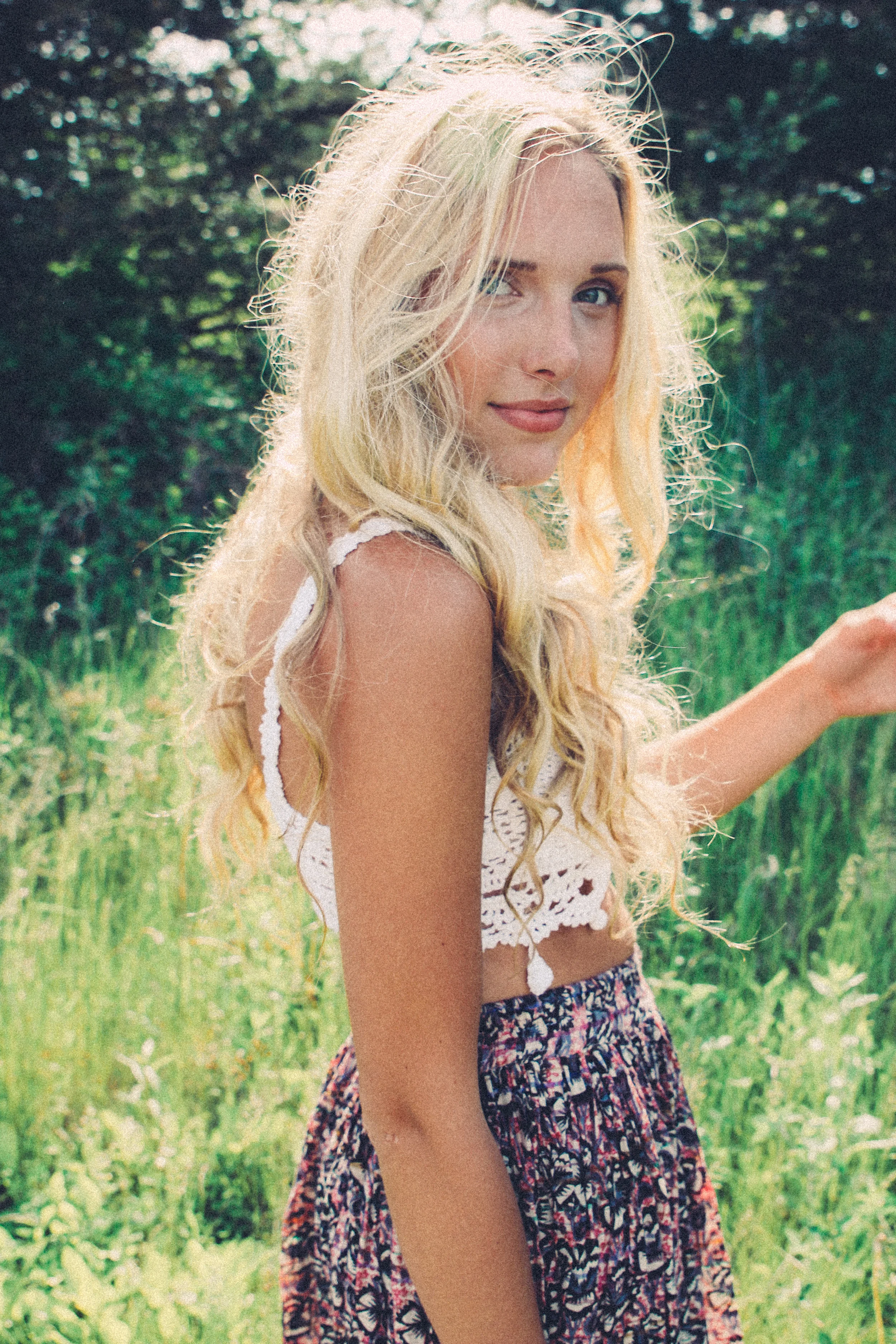 On Leah: Raga LA Olivia Crop Top & Juniper Maxi Skirt