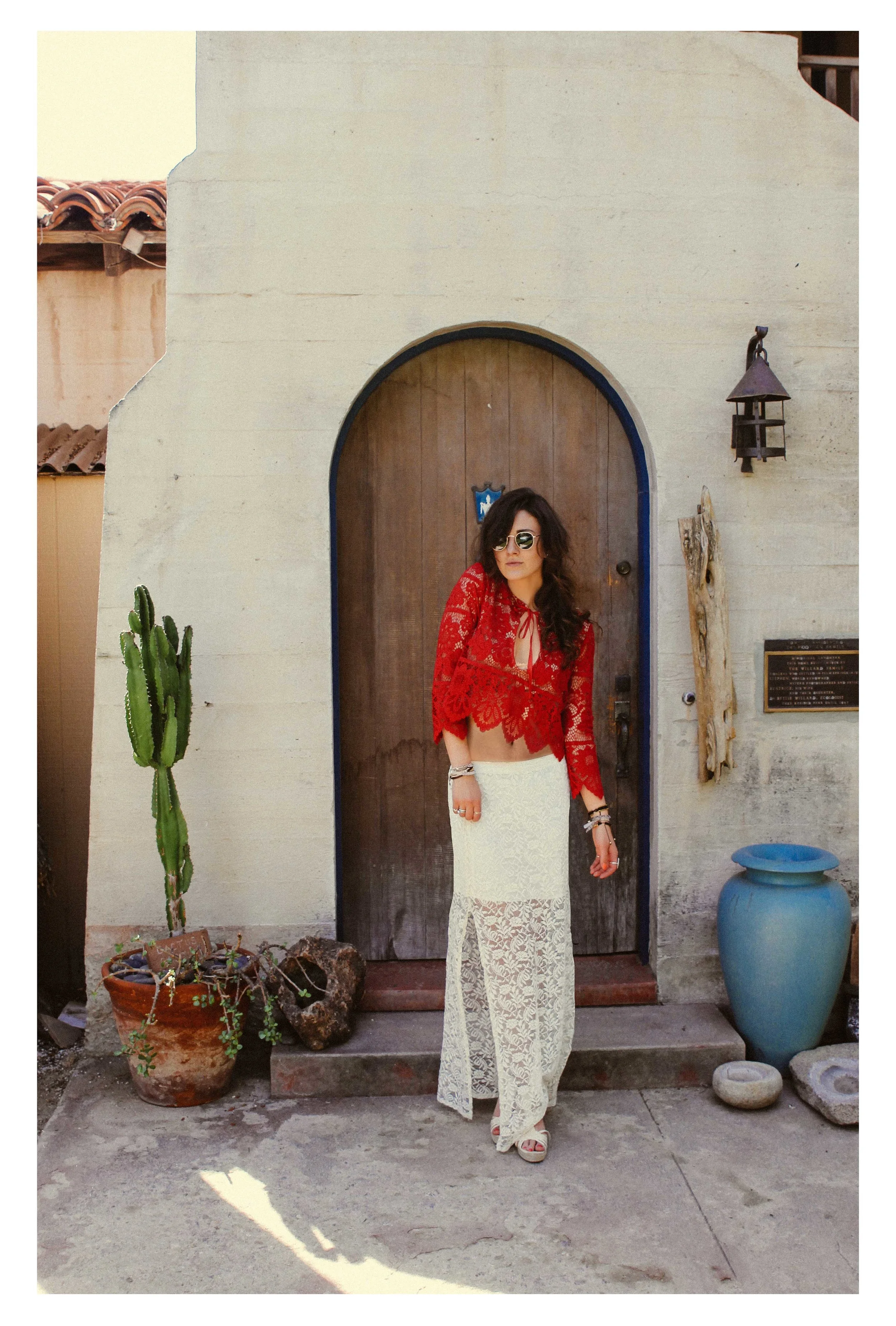 For Love and Lemons Gianna Crop Top | A&F Gwen Maxi Skirt