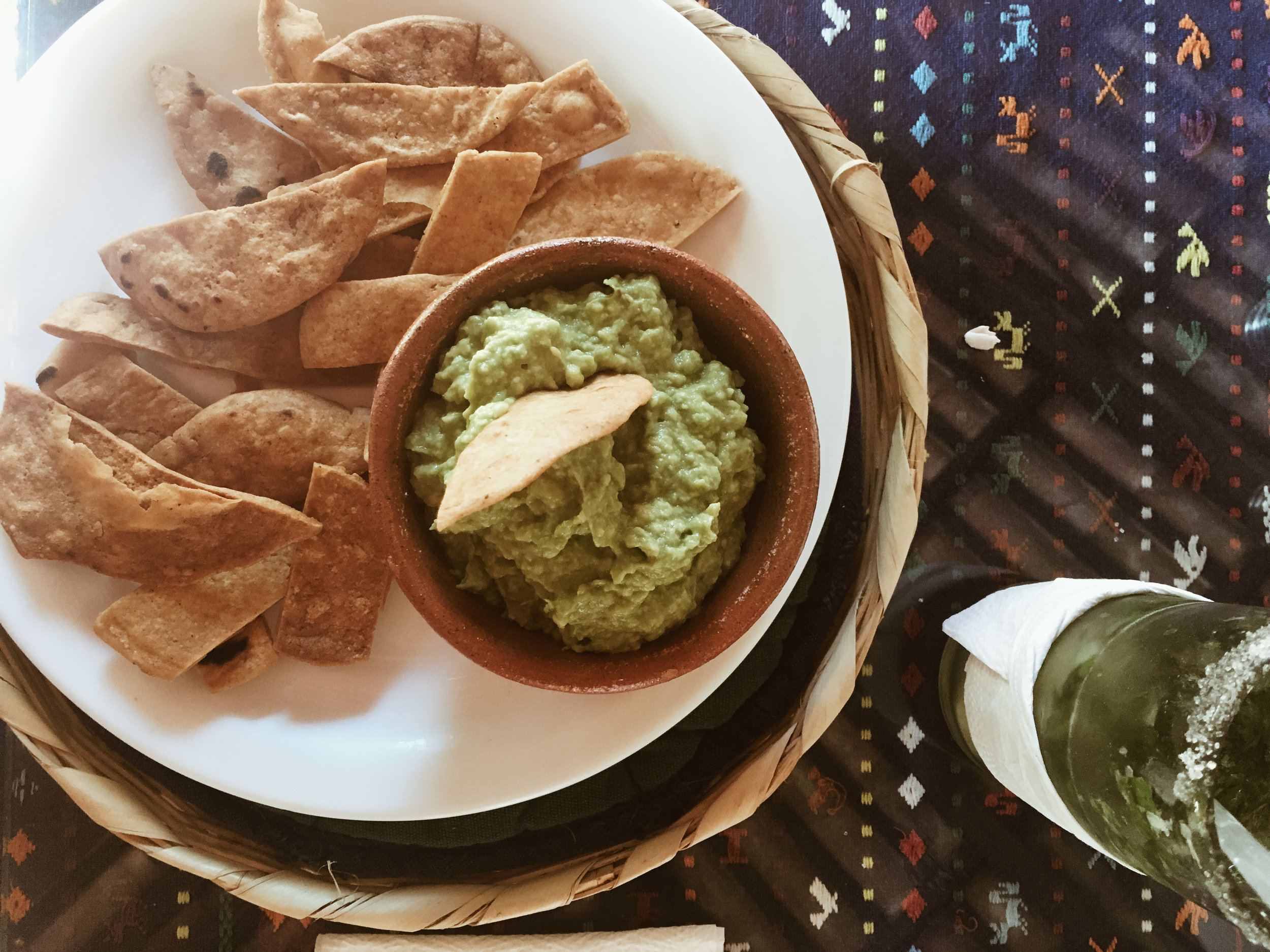 guac + tortilla chips every day. all day. this is the only picture I took this day.