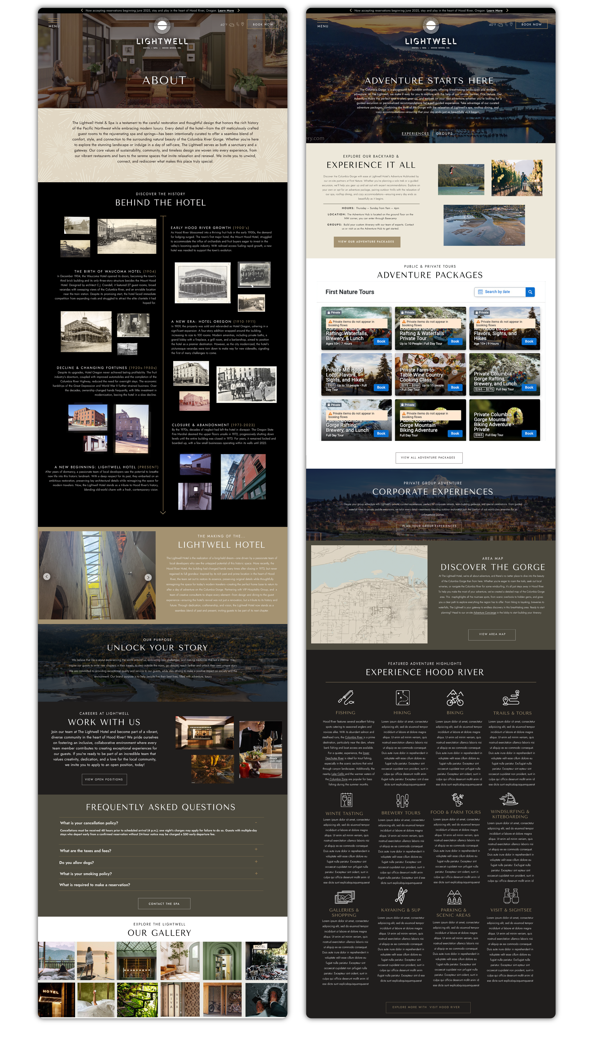 Lightwell Hotel + Spa Website Details