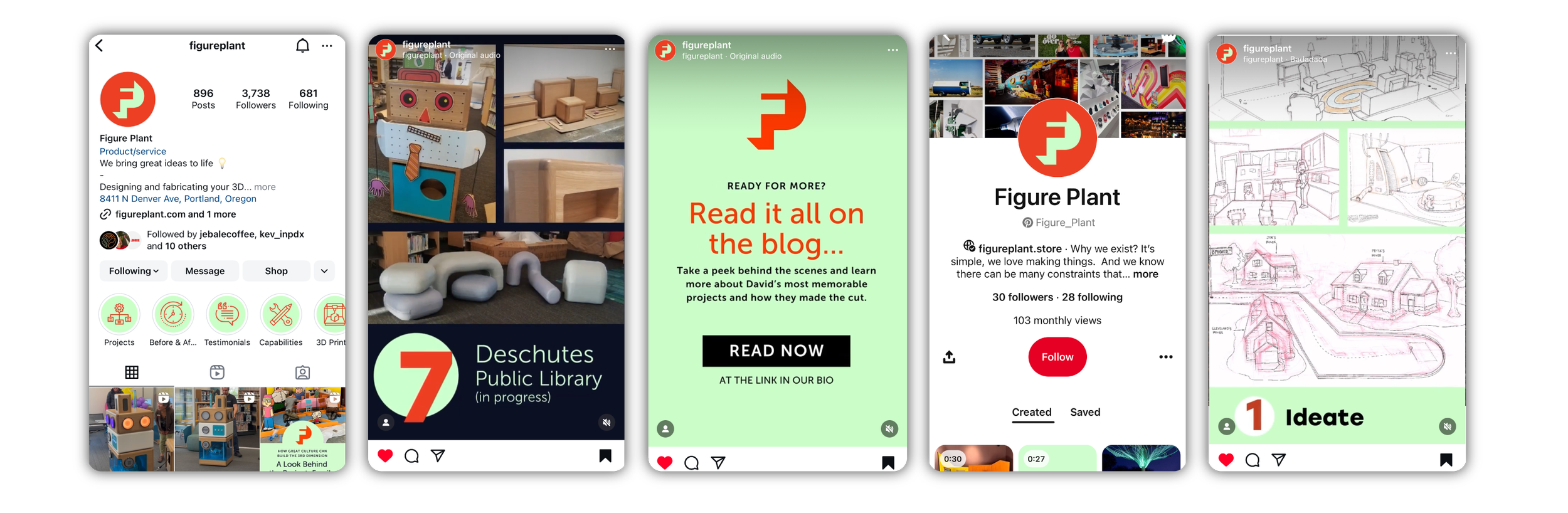 Monthly Social Content Creation