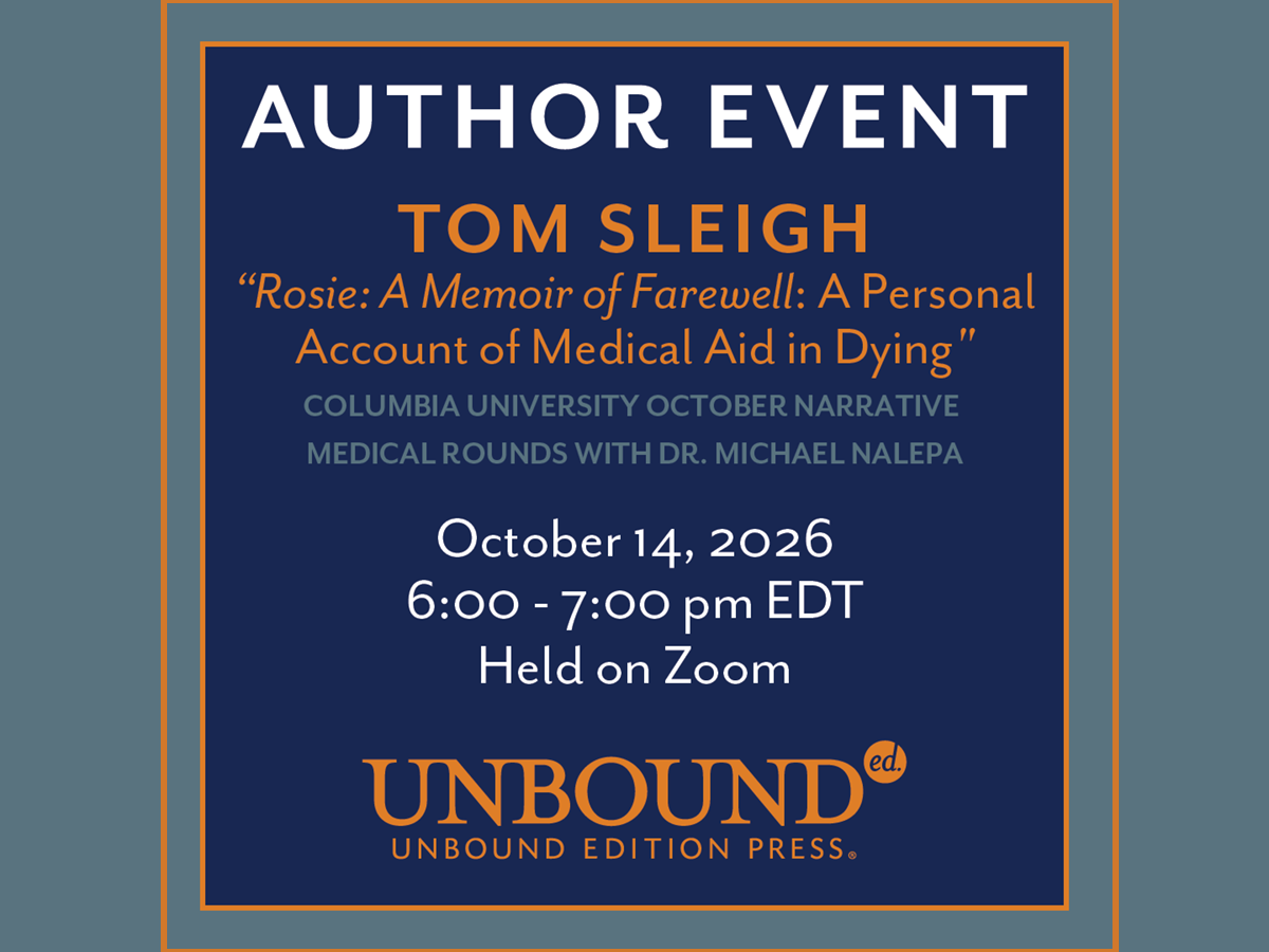 Columbia University: October Narrative Medicine Rounds with Tom Sleigh (Virtual)