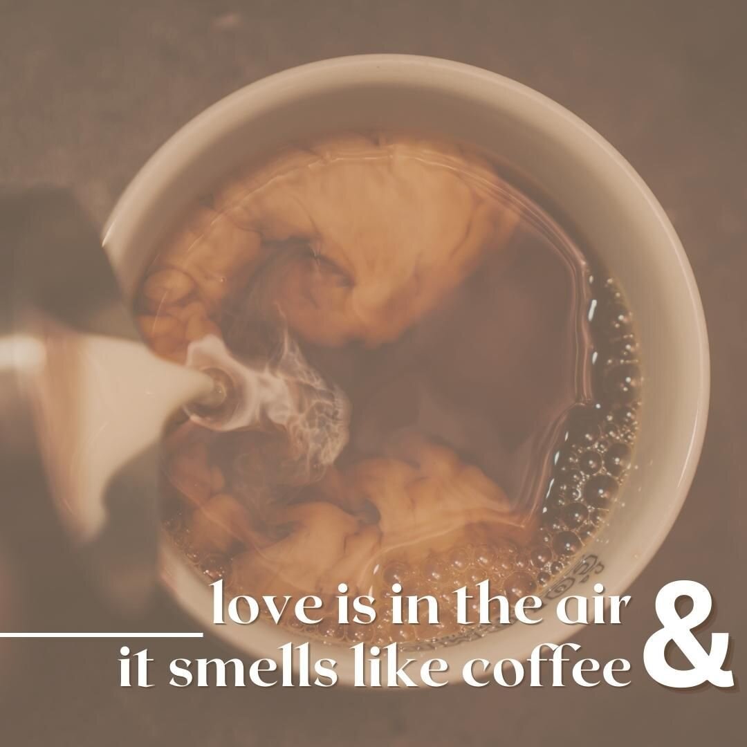 T-minus one week till Valentine's day! We're here to help! Gift the ones you love locally roasted coffee, a cute caf&eacute; date, or a gift card to add some pep to their step! Shop at the link in our bio!