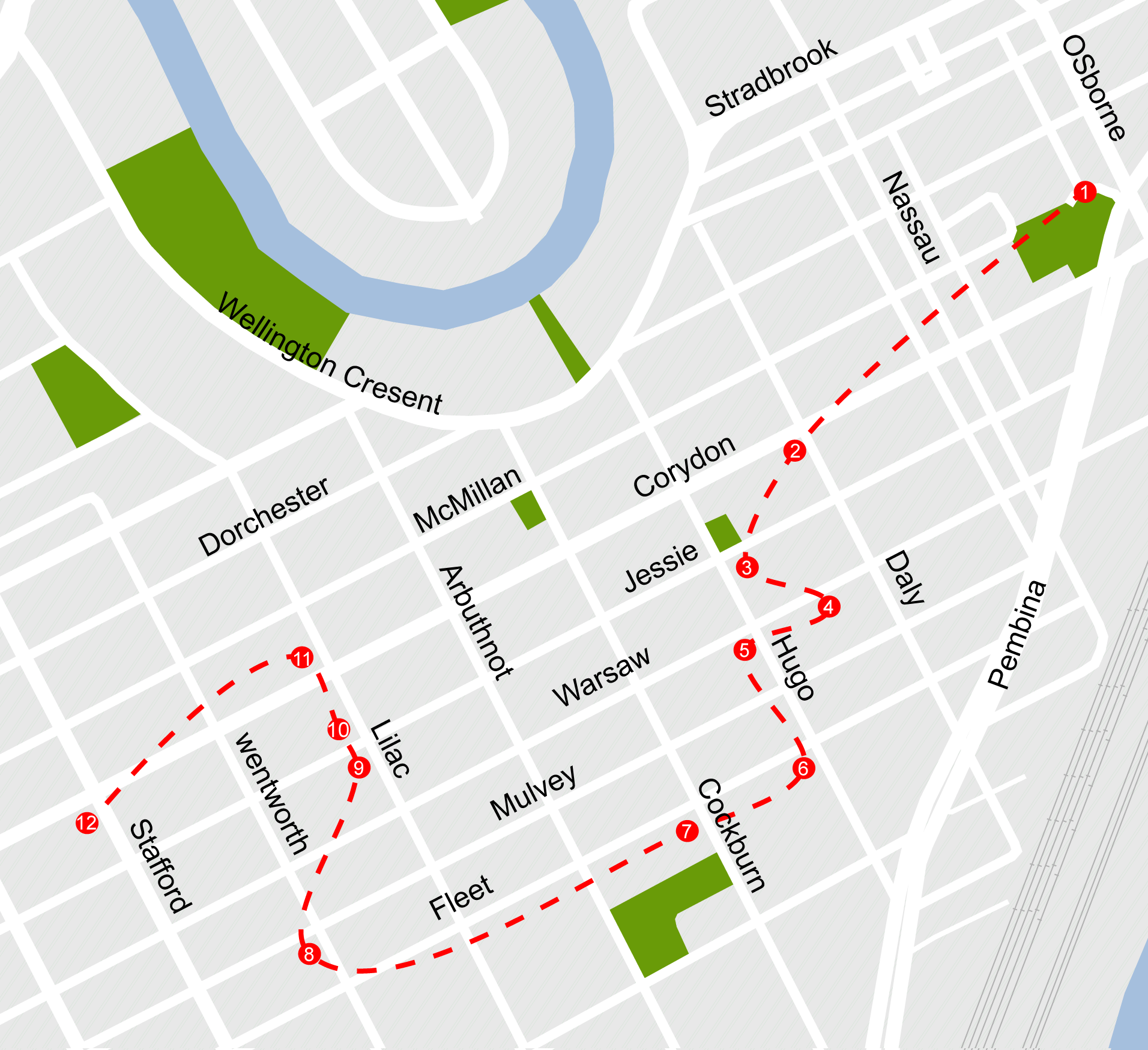 walking map