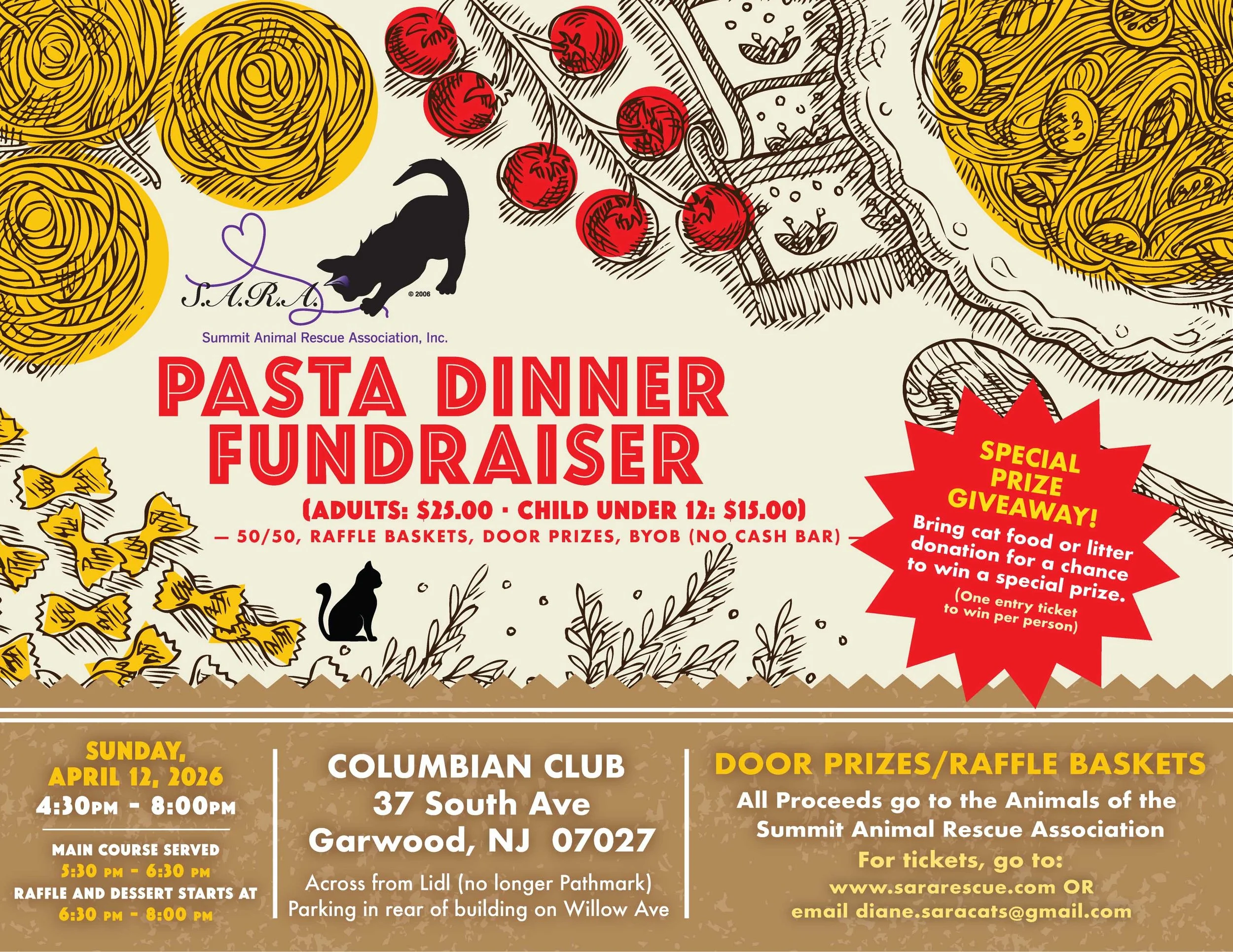 Pasta Dinner Fundraiser