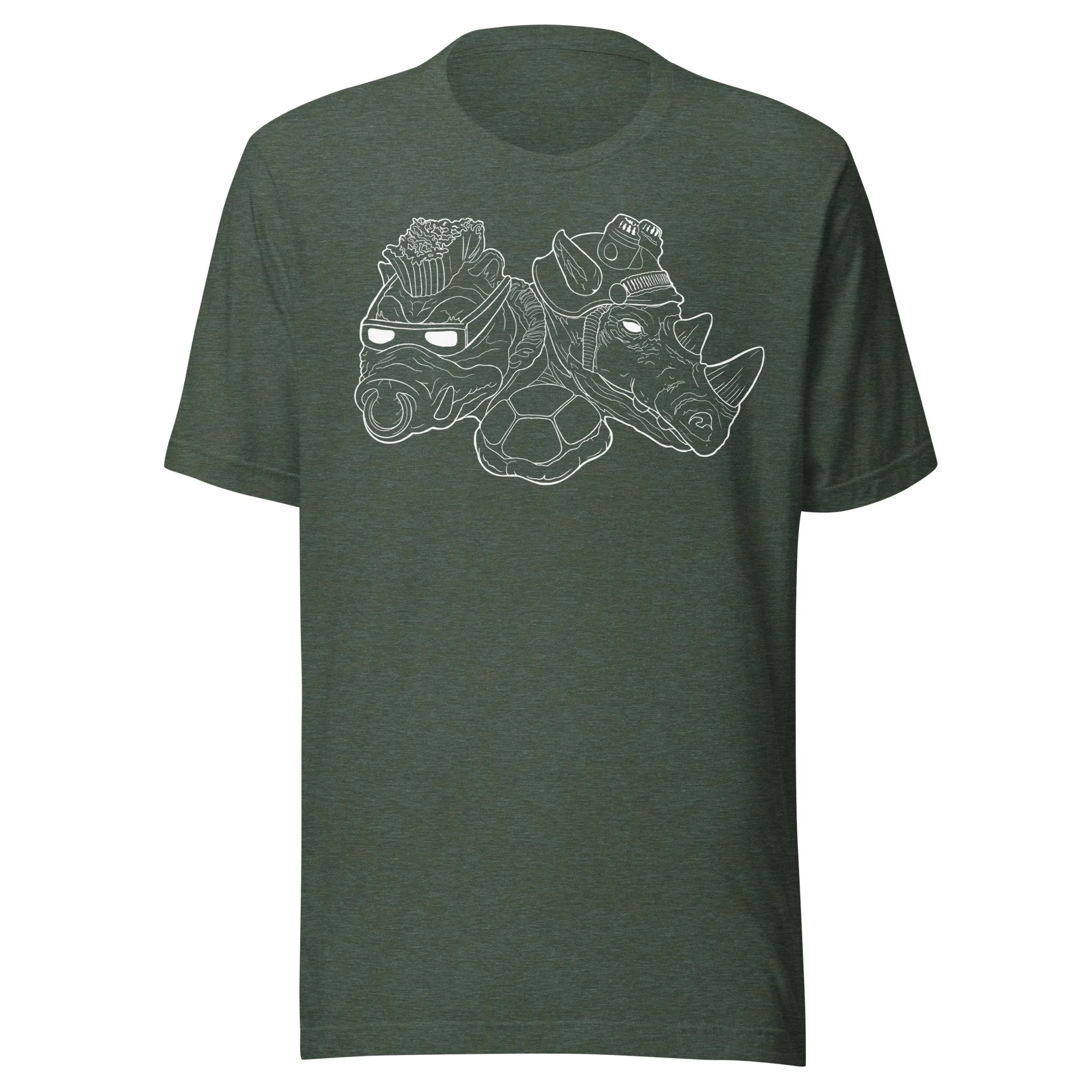unisex-staple-t-shirt-heather-forest-front-6927386f4c304.jpg