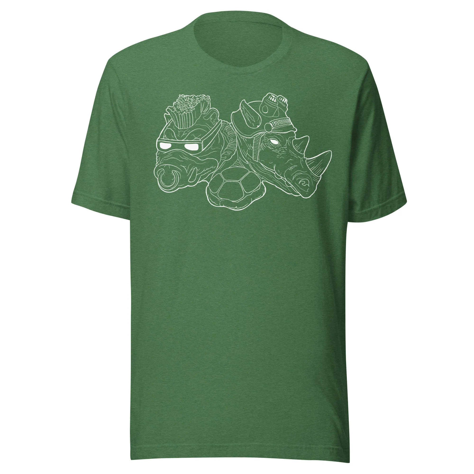 unisex-staple-t-shirt-heather-grass-green-front-6927386f6c057.jpg