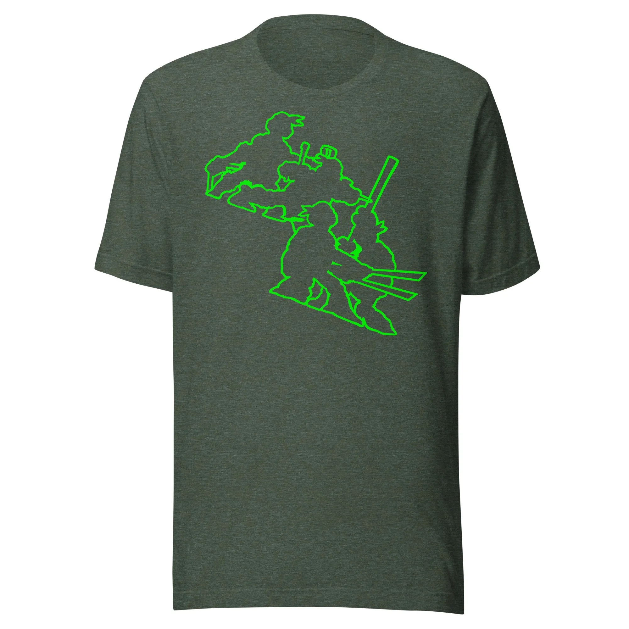 unisex-staple-t-shirt-heather-forest-front-6927396578b6e.jpg