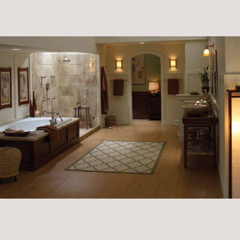 FAUX STONE TILE SHOWER WALL